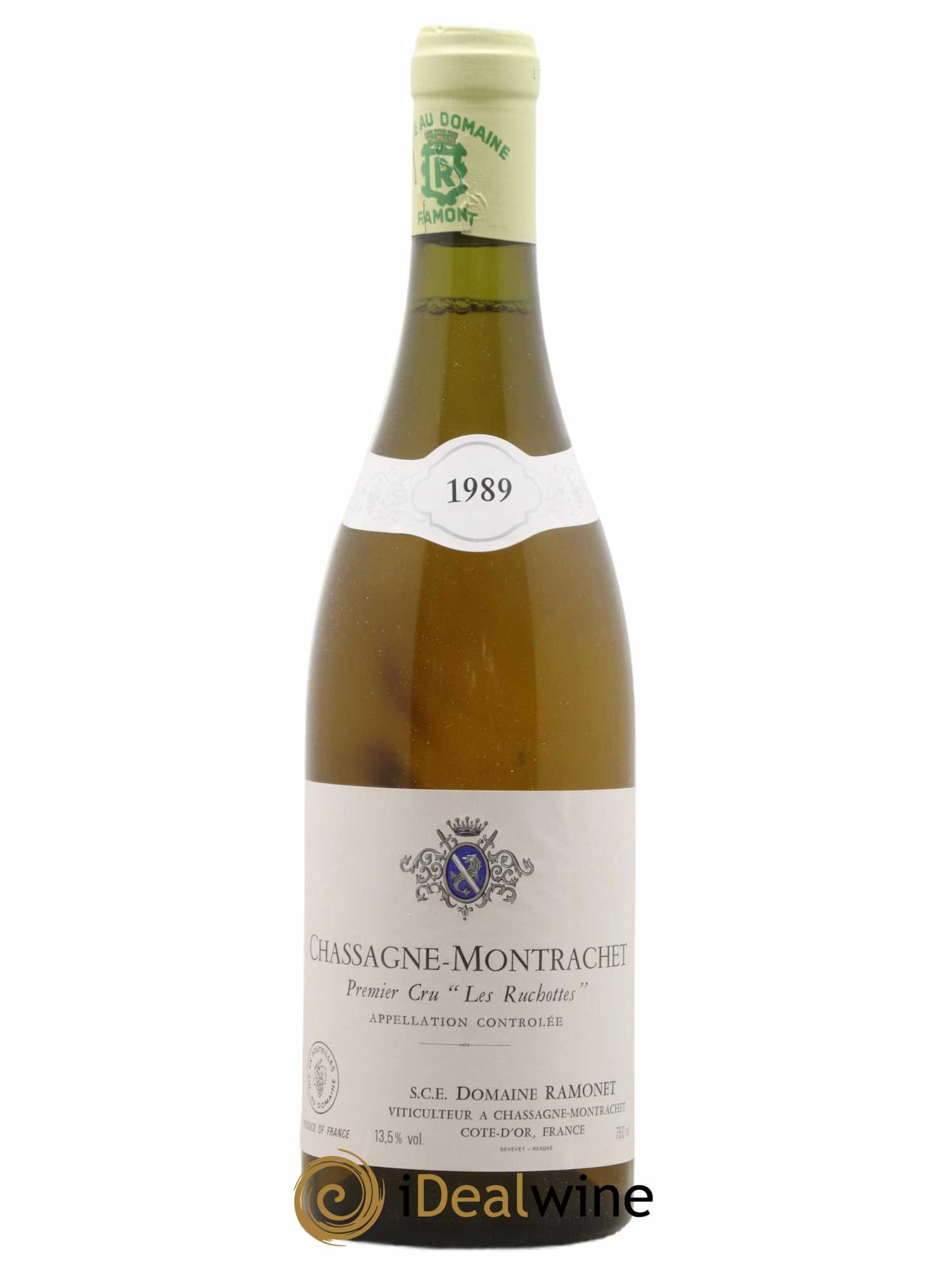 Chassagne-Montrachet 1er Cru Les Ruchottes Ramonet (Domaine) 1989 - Lot de 1 bouteille - 0