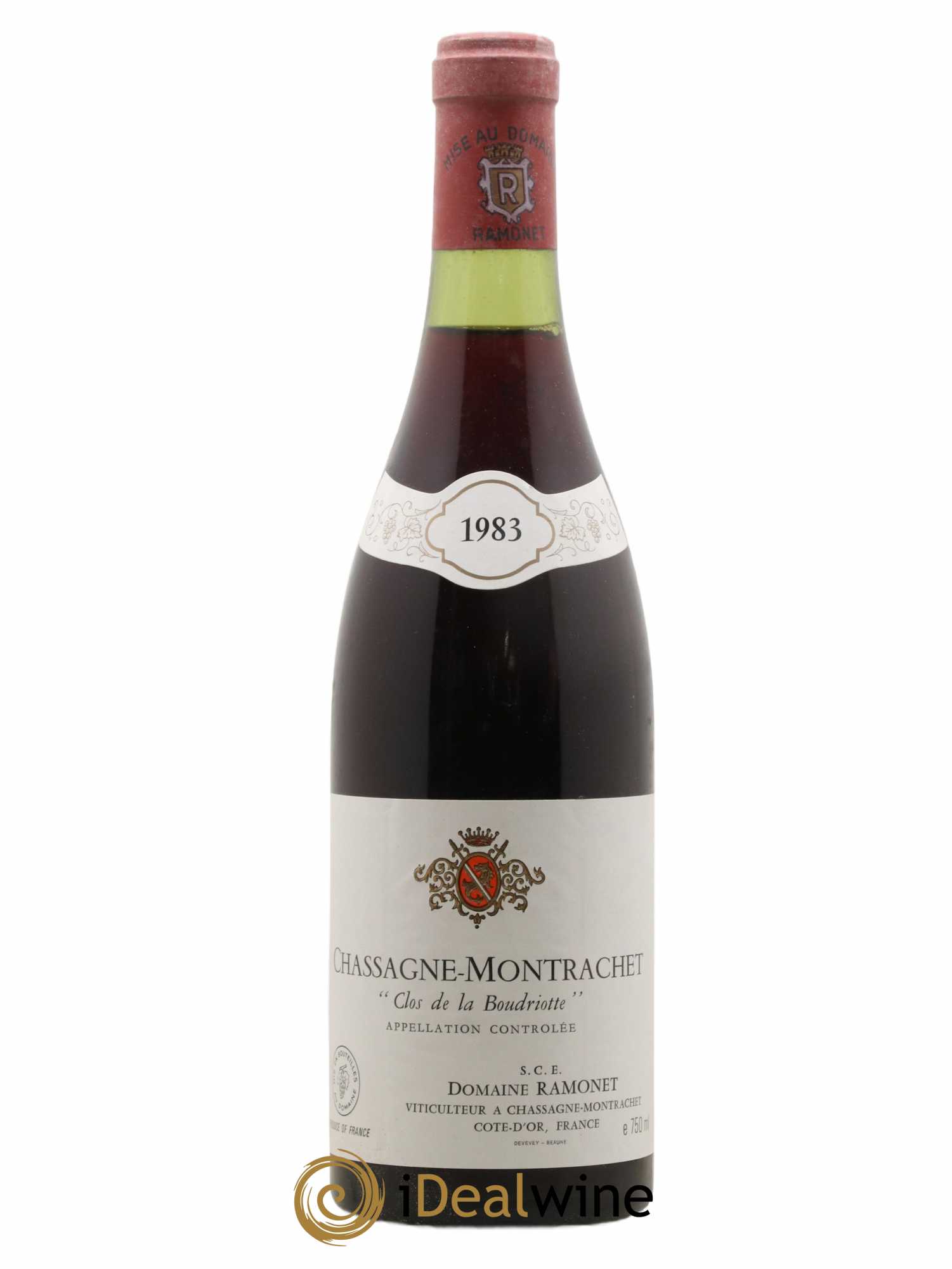 Chassagne-Montrachet 1er Cru Clos de la Boudriotte Ramonet (Domaine) 1983 - Lot de 1 bouteille - 0