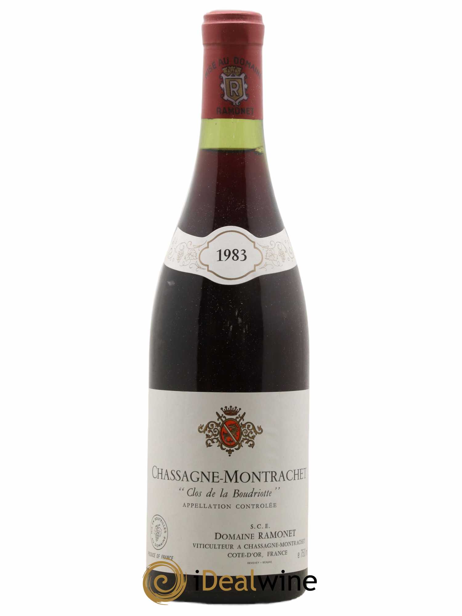 Chassagne-Montrachet 1er Cru Clos de la Boudriotte Ramonet (Domaine) 1983 - Lot de 1 bouteille - 0