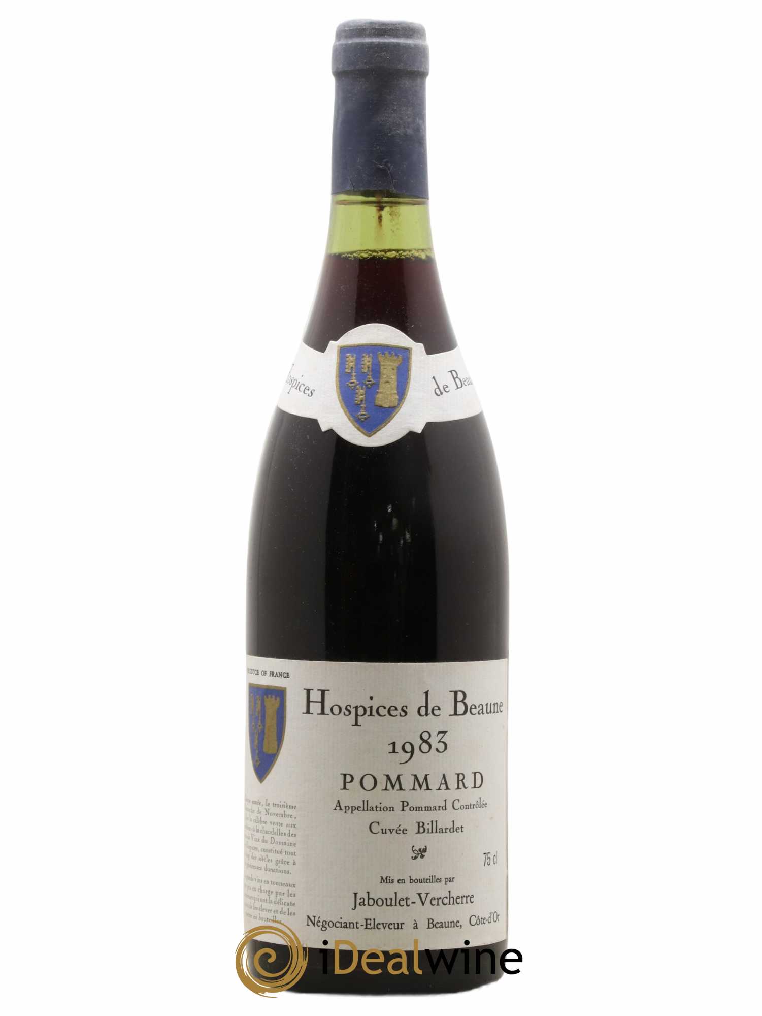 Pommard Hospices de Beaune Cuvée Billardet Jaboulet-Vercherre 1983 - Lot of 1 bottle - 0