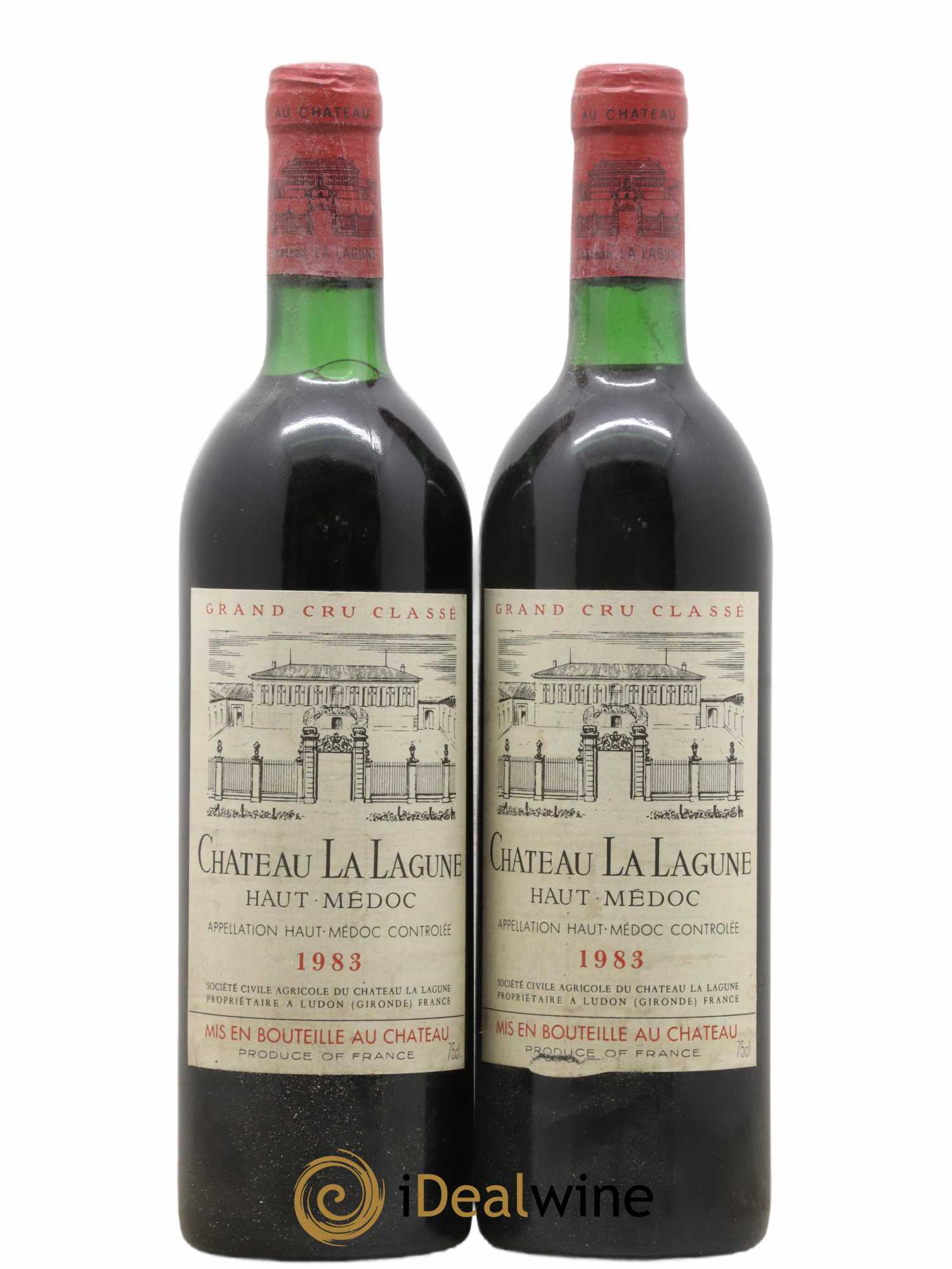 Château la Lagune 3ème Grand Cru Classé 1983 - Lot de 2 bouteilles - 0