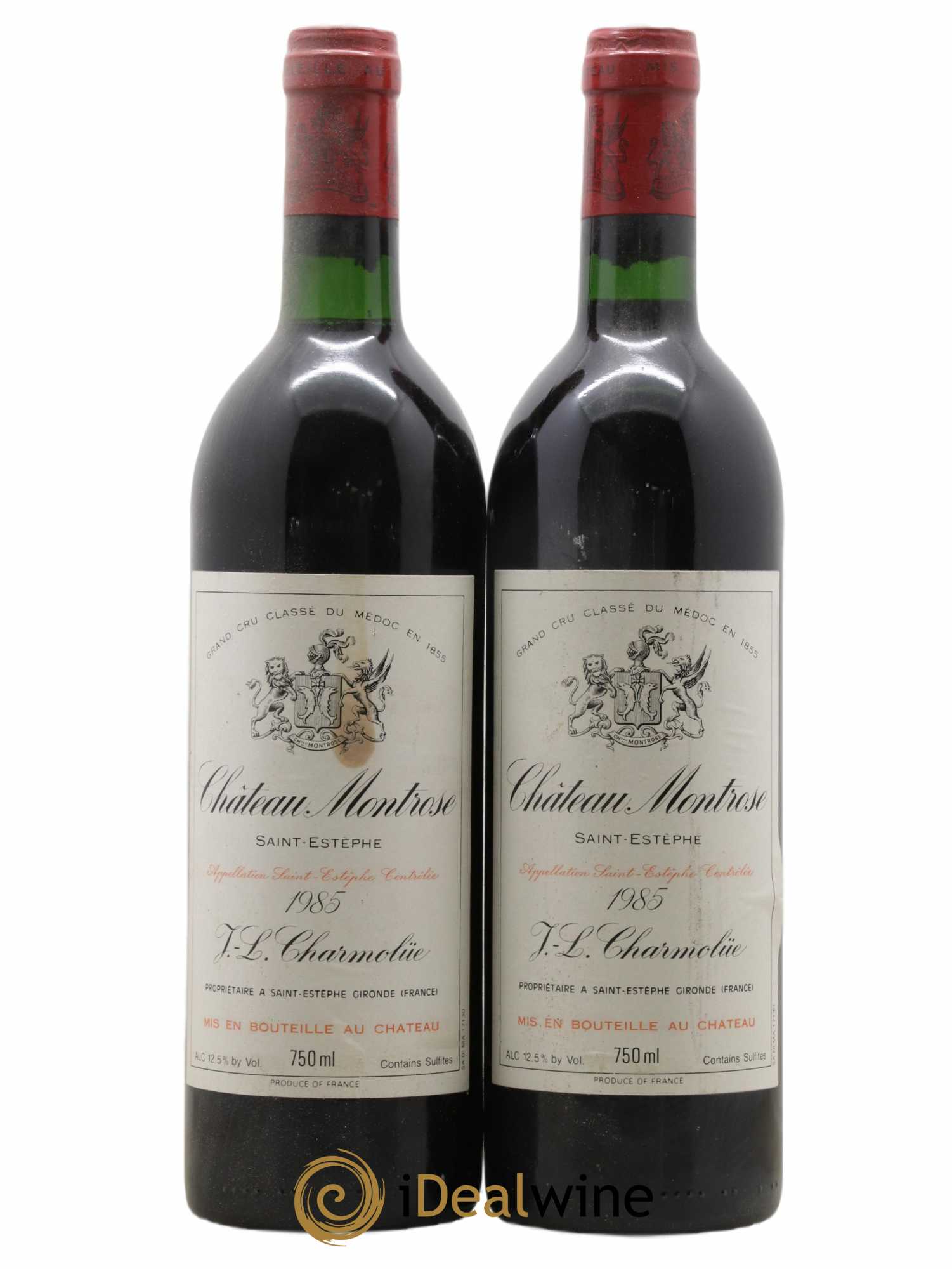 Château Montrose 2ème Grand Cru Classé 1985 - Lot de 2 bouteilles - 0