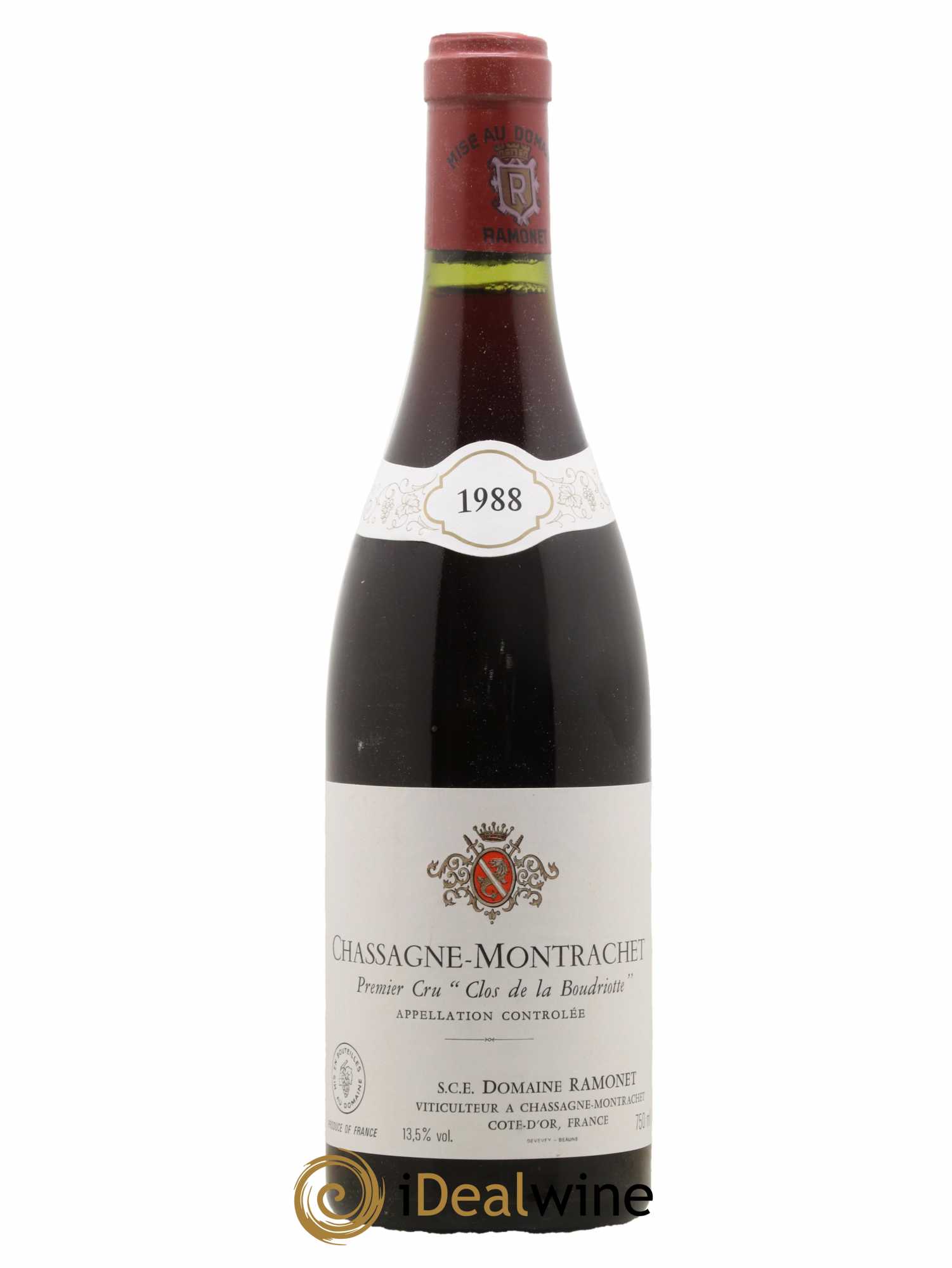 Chassagne-Montrachet 1er Cru Clos de la Boudriotte Ramonet (Domaine) 1988 - Lot de 1 bouteille - 0