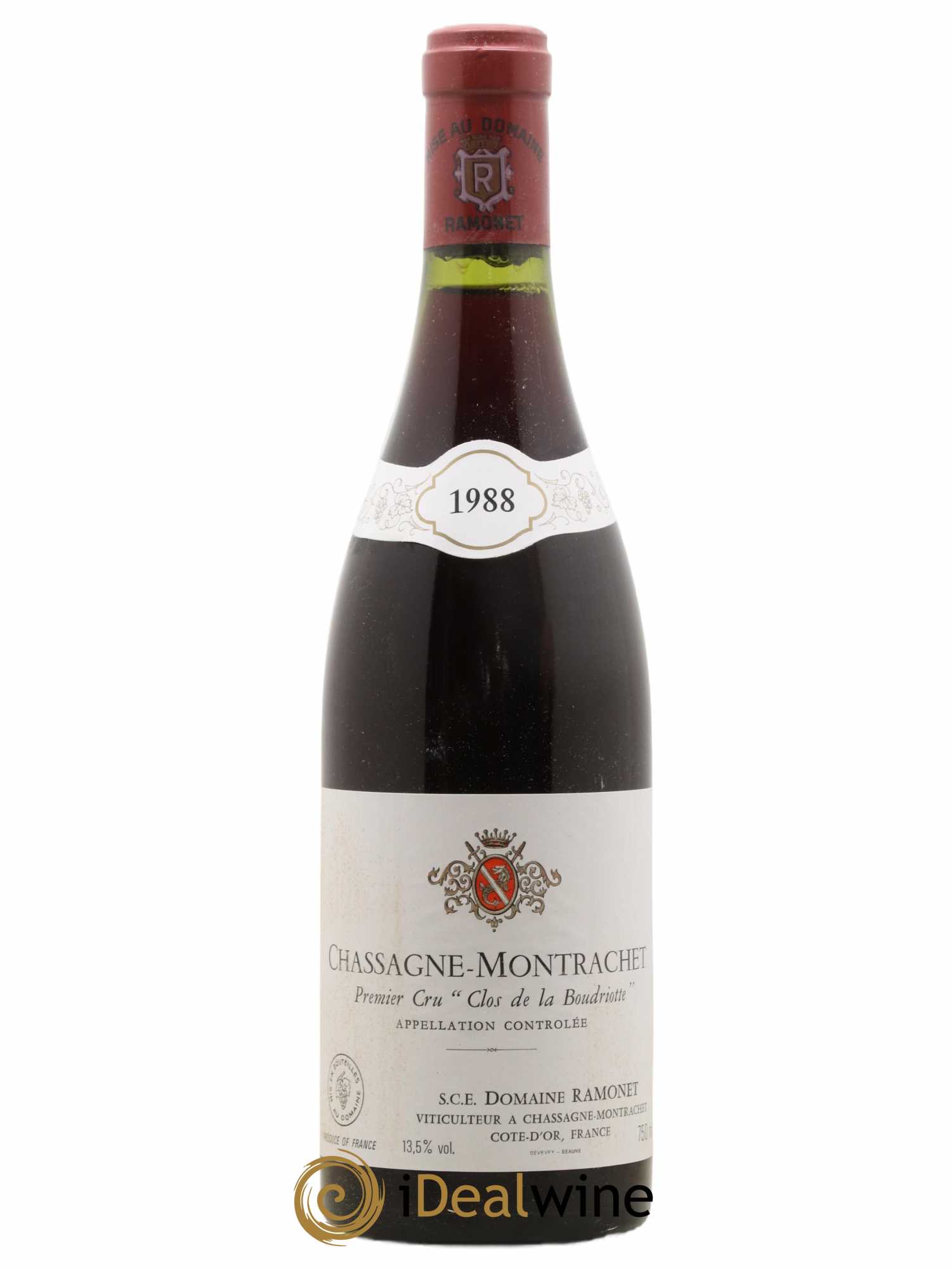 Chassagne-Montrachet 1er Cru Clos de la Boudriotte Ramonet (Domaine) 1988 - Lot de 1 bouteille - 0