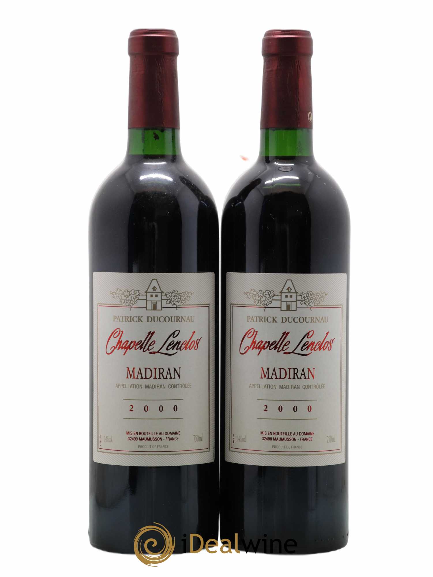 Madiran Chapelle l'Enclos 2000 - Lot de 2 bouteilles - 0