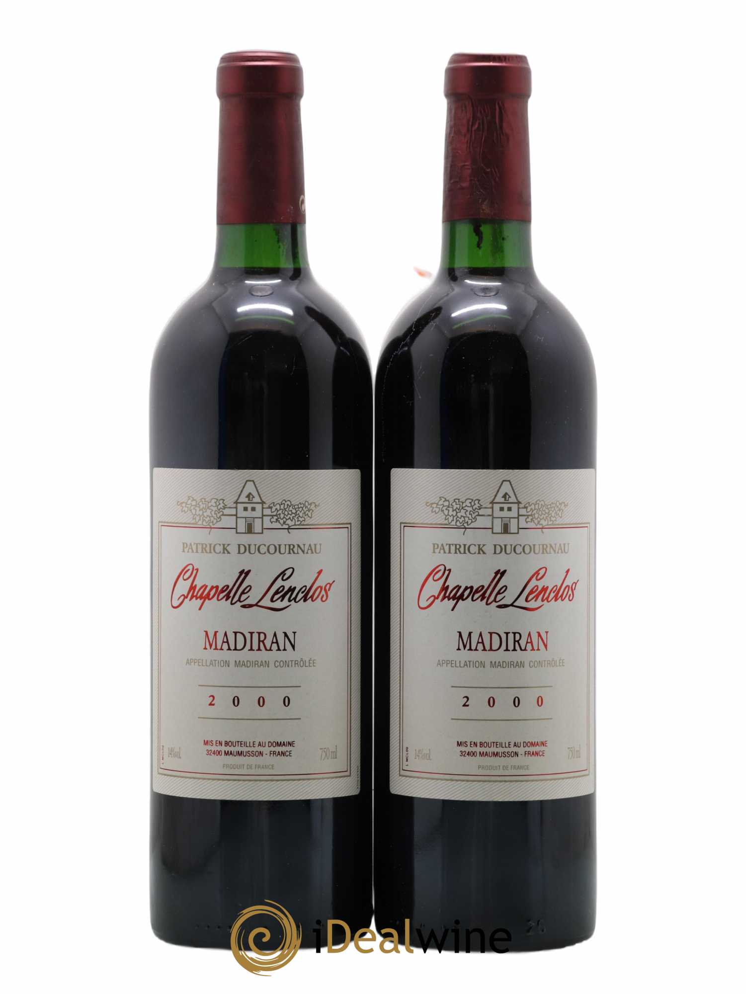 Madiran Chapelle l'Enclos 2000 - Lot de 2 bouteilles - 0