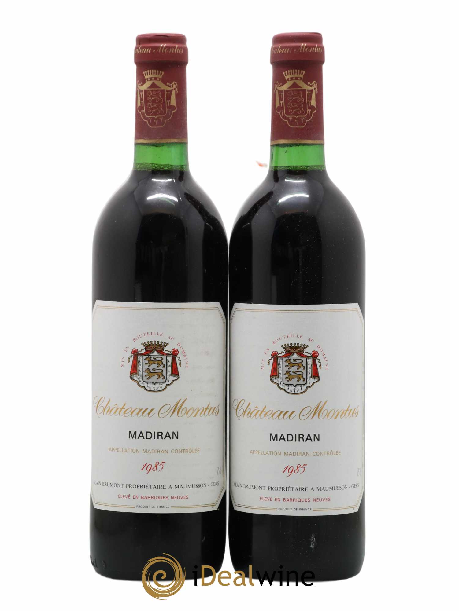 Madiran Château Montus Alain Brumont 1985 - Lot de 2 bouteilles - 0