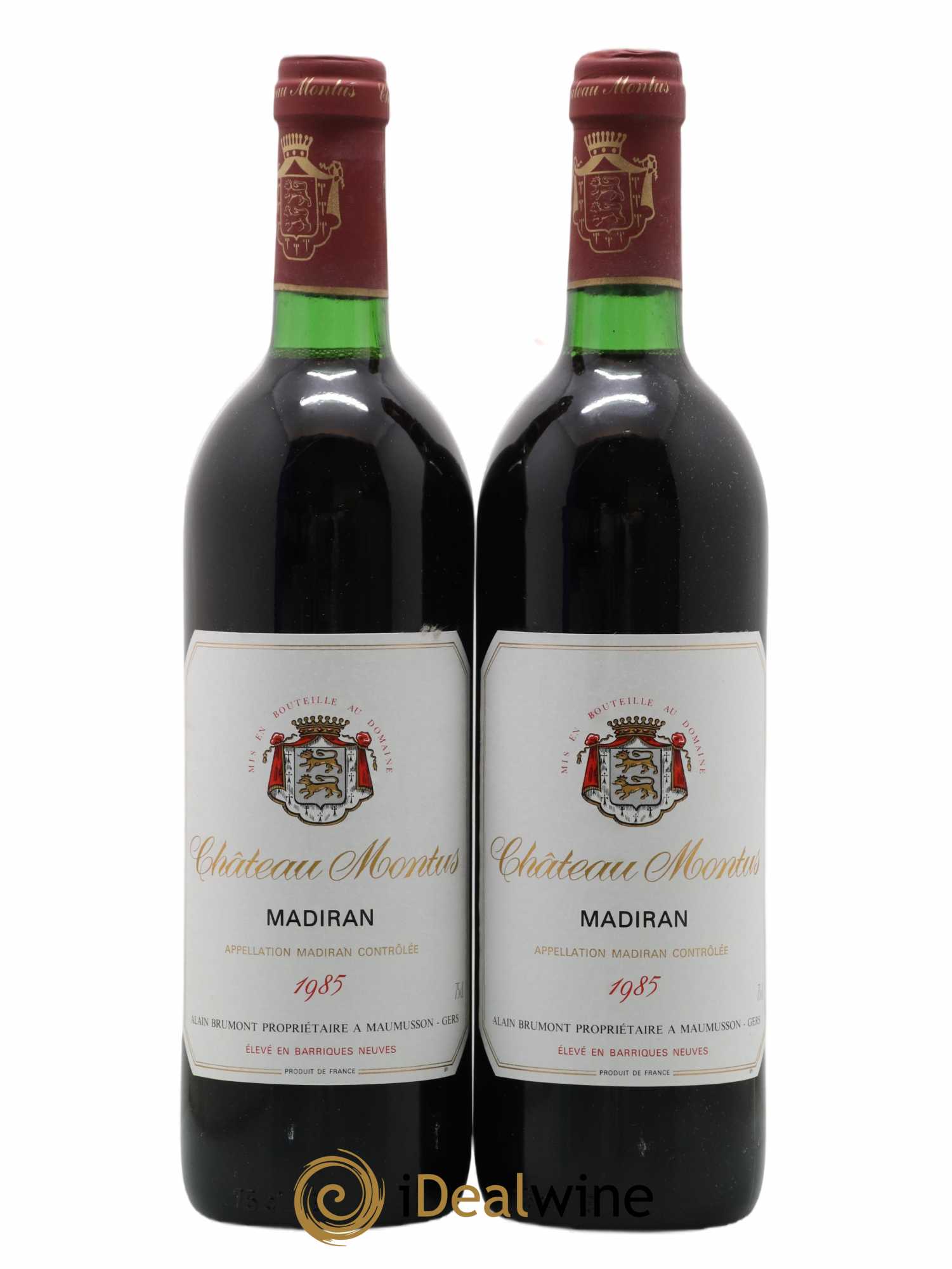 Madiran Château Montus Alain Brumont 1985 - Lot de 2 bouteilles - 0
