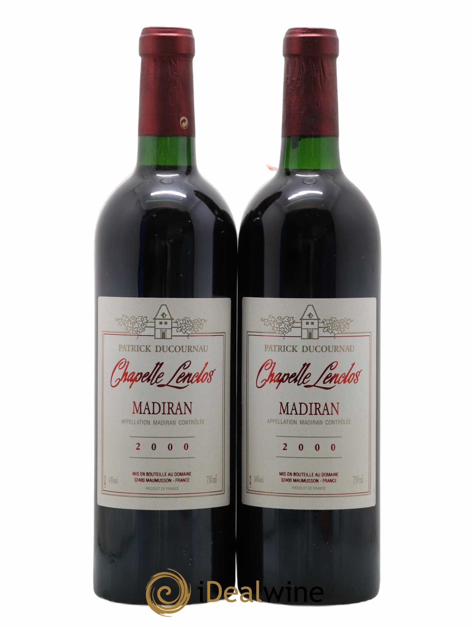Madiran Chapelle l'Enclos 2000 - Lot de 2 bouteilles - 0