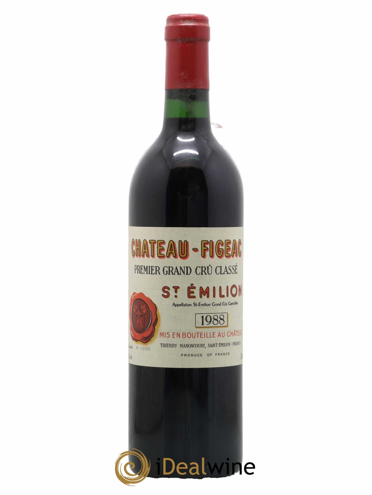 Château Figeac 1er Grand Cru Classé A 1988 - Lot de 1 bouteille - 0