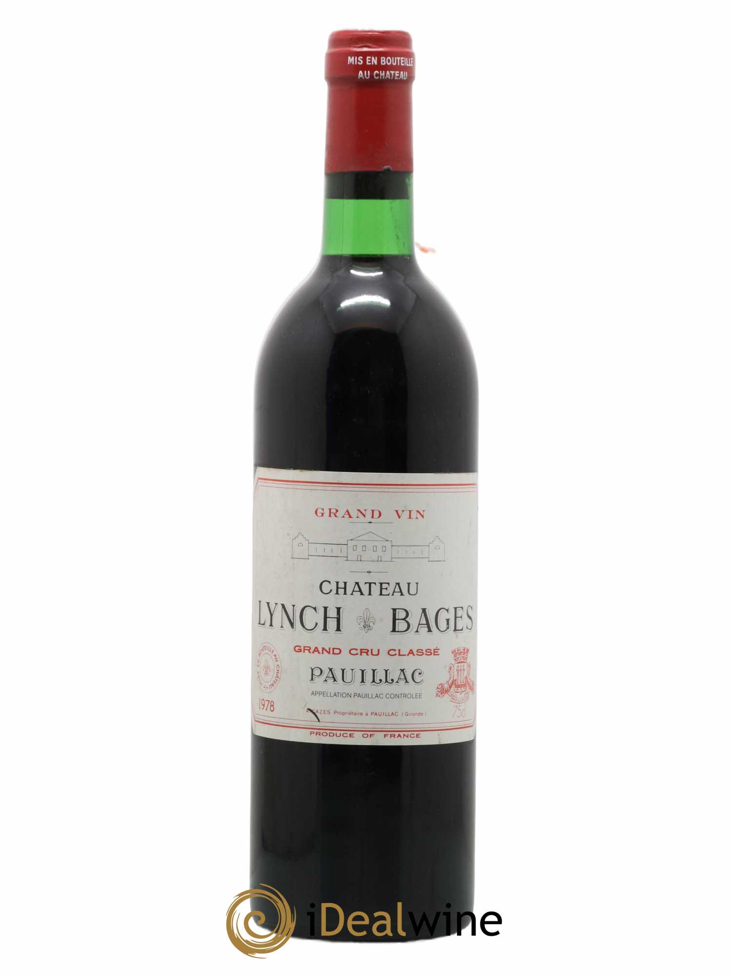 Château Lynch Bages 5ème Grand Cru Classé 1978 - Lot de 1 bouteille - 0