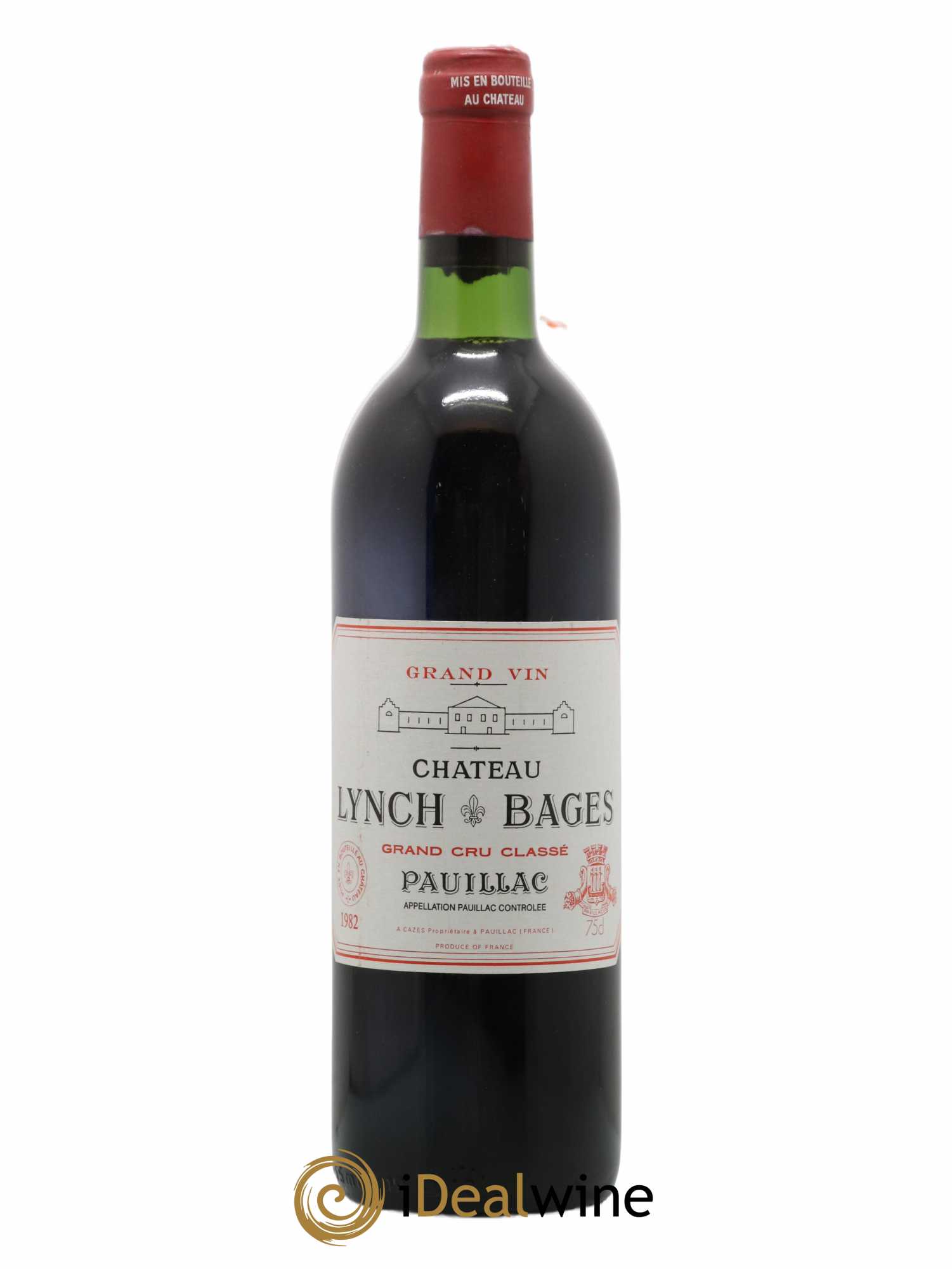 Château Lynch Bages 5ème Grand Cru Classé 1982 - Lot de 1 bouteille - 0