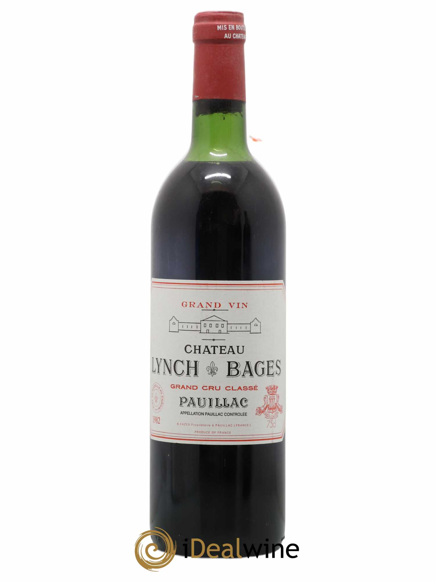 Château Lynch Bages 5ème Grand Cru Classé 1982 - Lot de 1 bouteille - 0