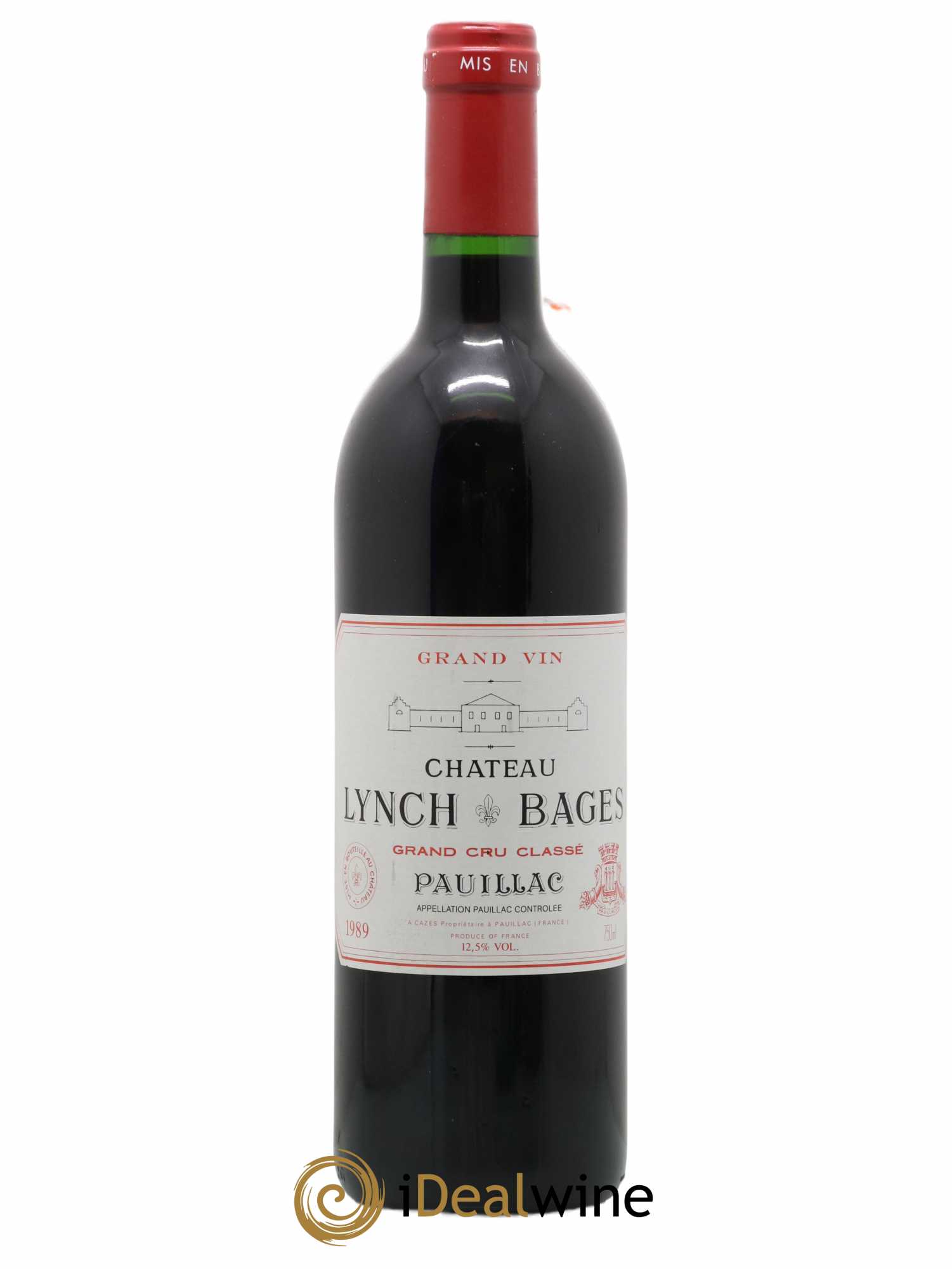 Château Lynch Bages 5ème Grand Cru Classé 1989 - Lot de 1 bouteille - 0