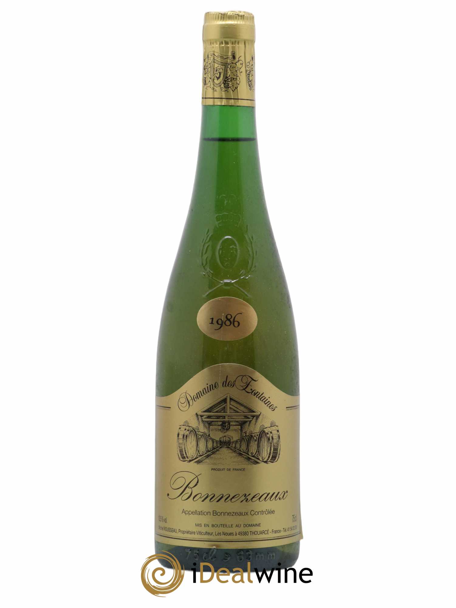 Bonnezeaux Domaine des Fontaines 1986 - Lot of 1 bottle - 0