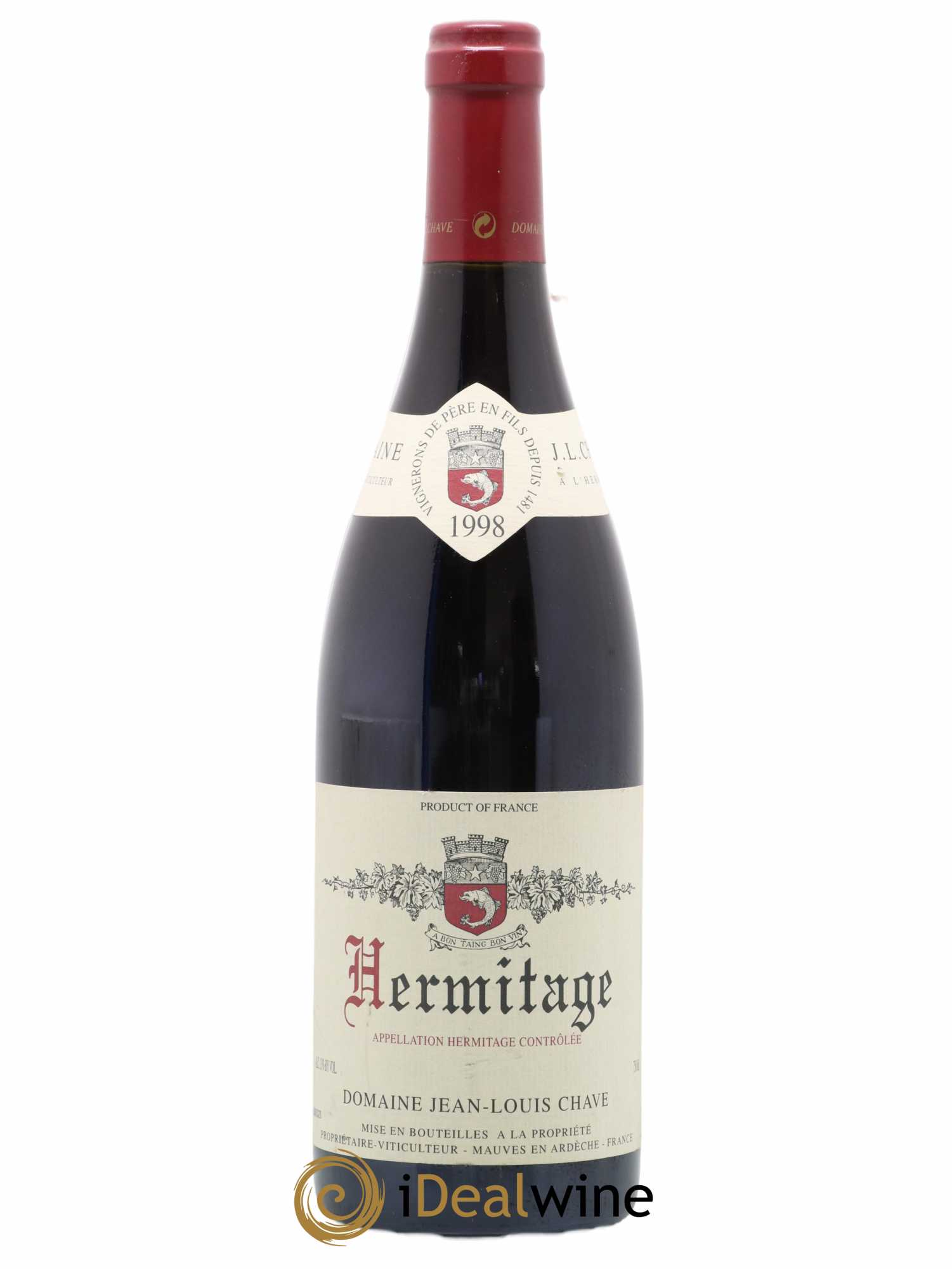 Hermitage Jean-Louis Chave 1998 - Lot de 1 bouteille - 0