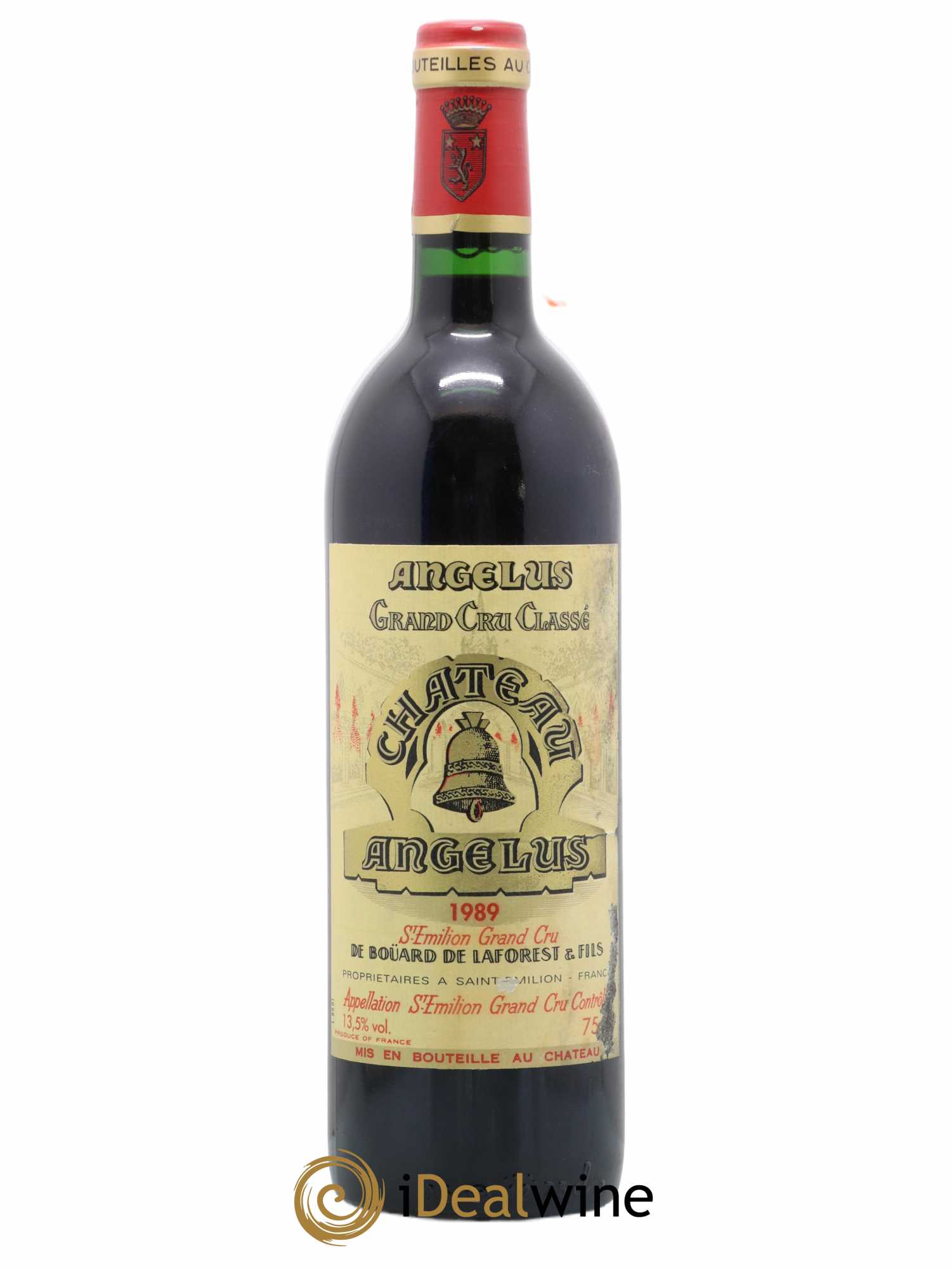 Château Angélus 1er Grand Cru Classé A 1989 - Lot de 1 bouteille - 0