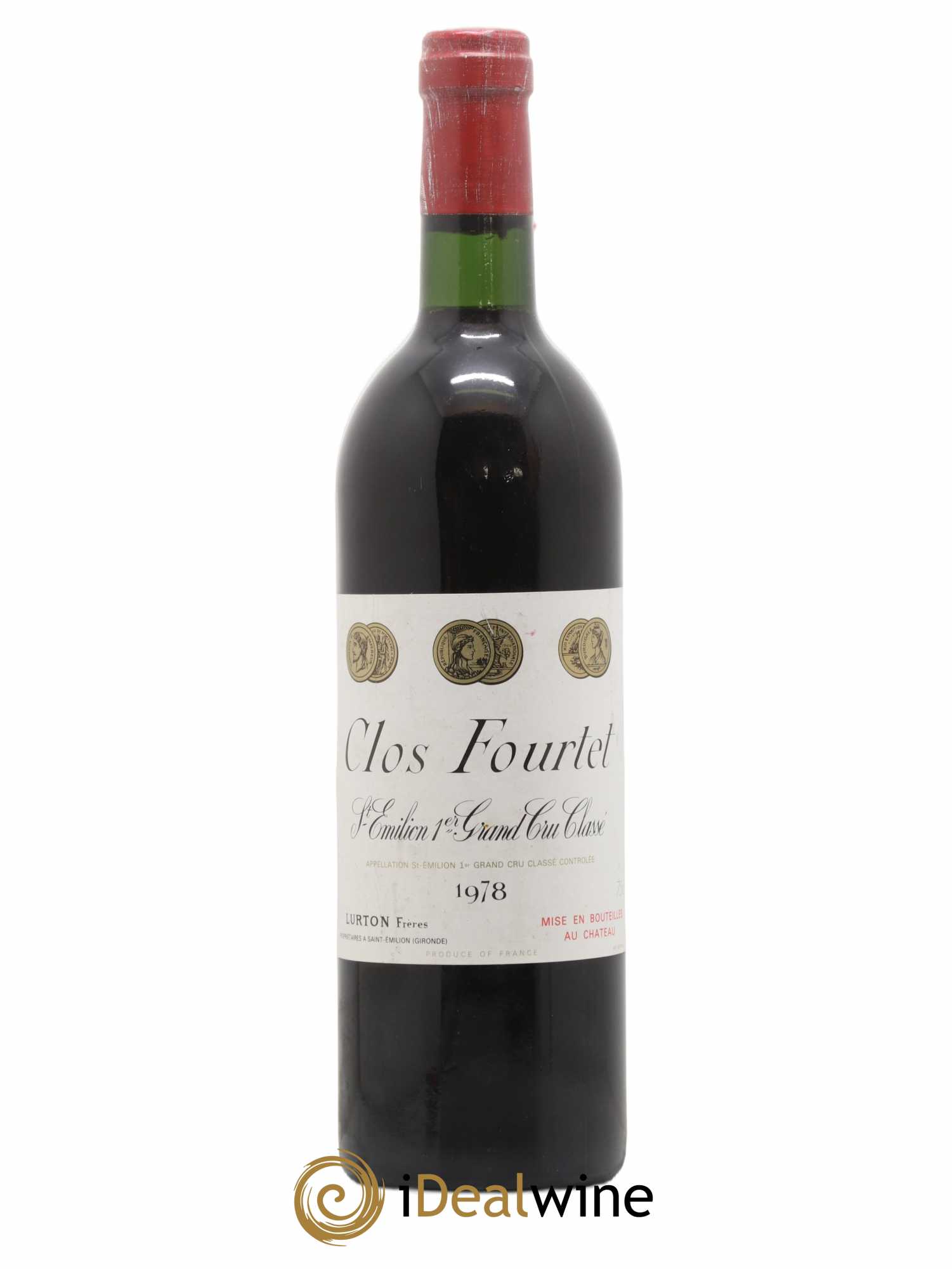 Clos Fourtet 1er Grand Cru Classé B 1978 - Lot de 1 bouteille - 0