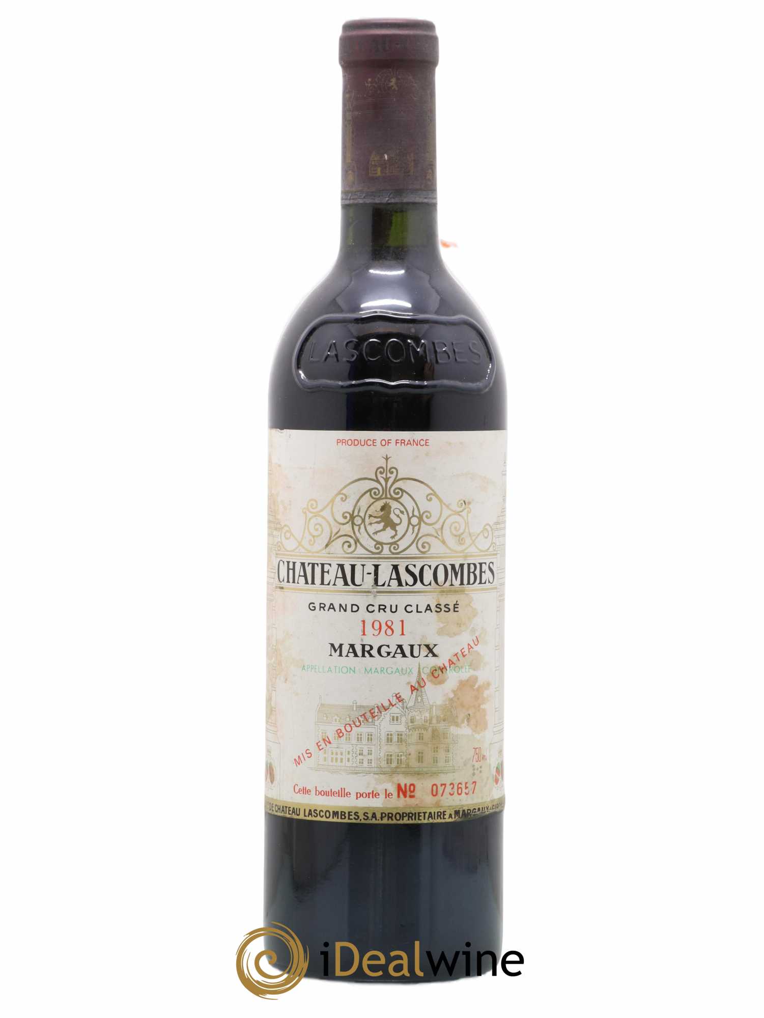 Château Lascombes 2ème Grand Cru Classé 1981 - Lot de 1 bouteille - 0