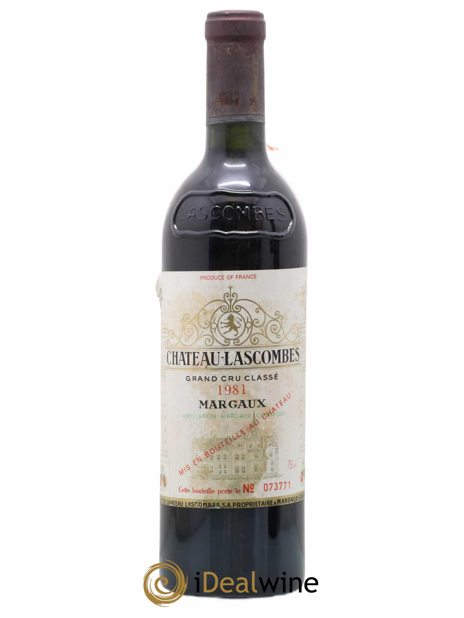 Château Lascombes 2ème Grand Cru Classé 1981 - Lot de 1 bouteille - 0