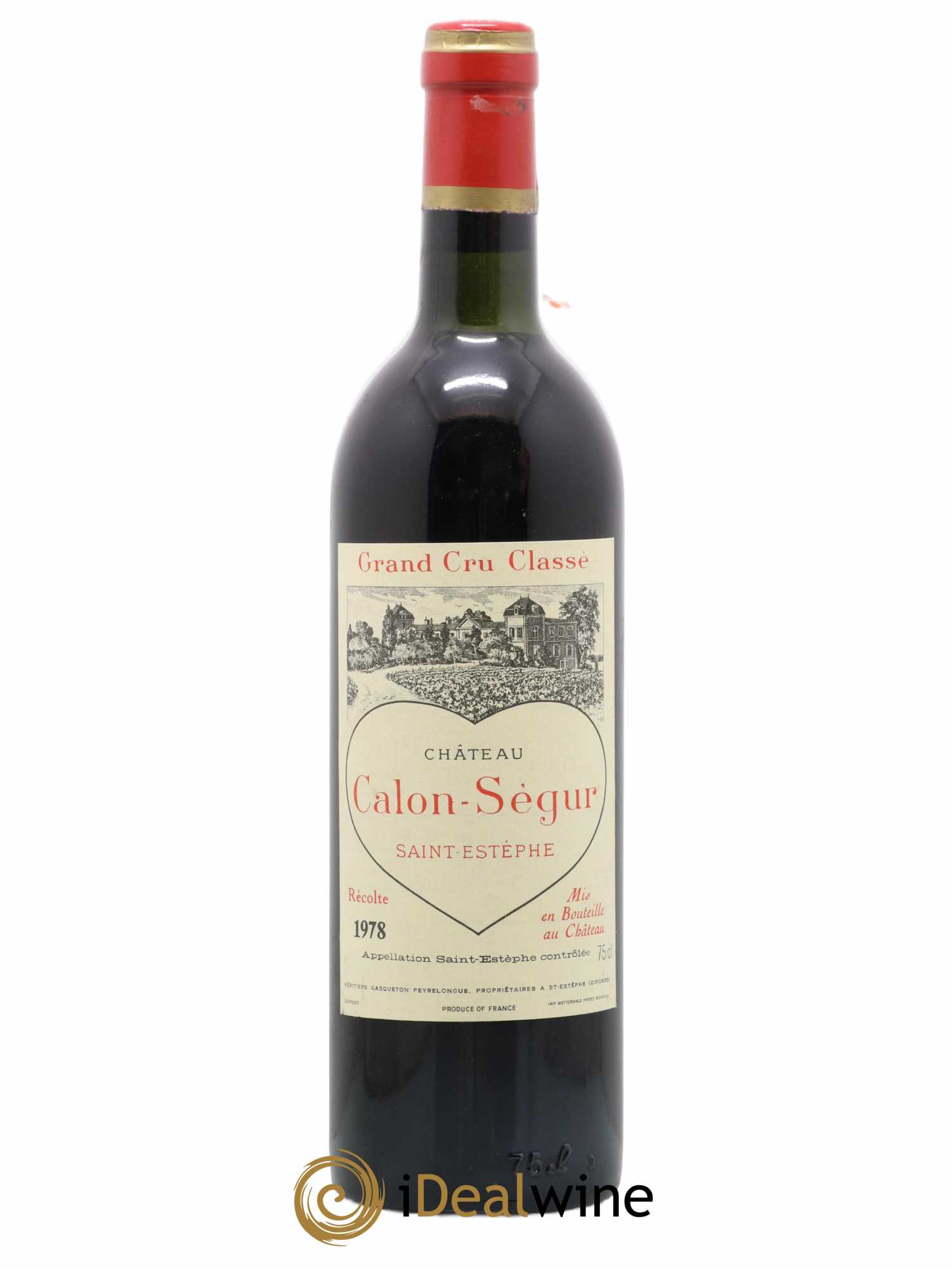 Château Calon Ségur 3ème Grand Cru Classé 1978 - Lot de 1 bouteille - 0