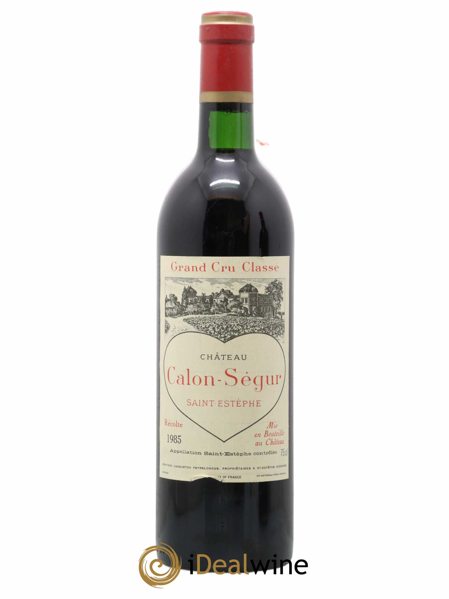 Château Calon Ségur 3ème Grand Cru Classé 1985 - Lot de 1 bouteille - 0
