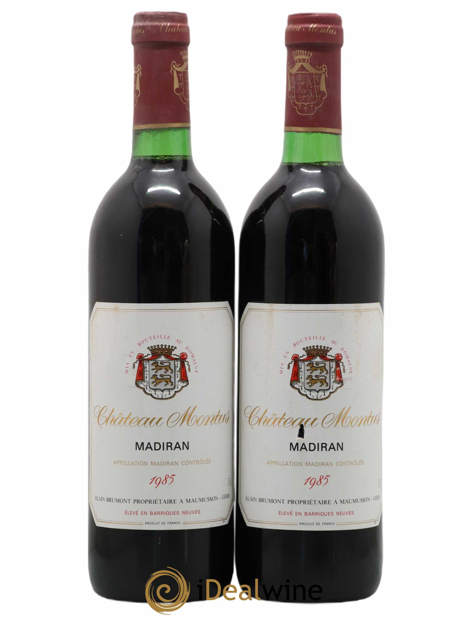 Madiran Château Montus Alain Brumont 1985 - Lot de 2 bouteilles - 0