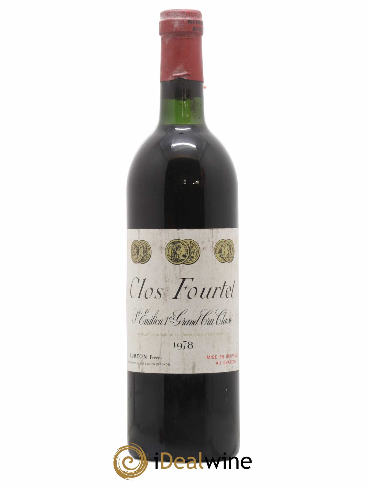 Clos Fourtet 1er Grand Cru Classé B 1978 - Lot de 1 bouteille - 0