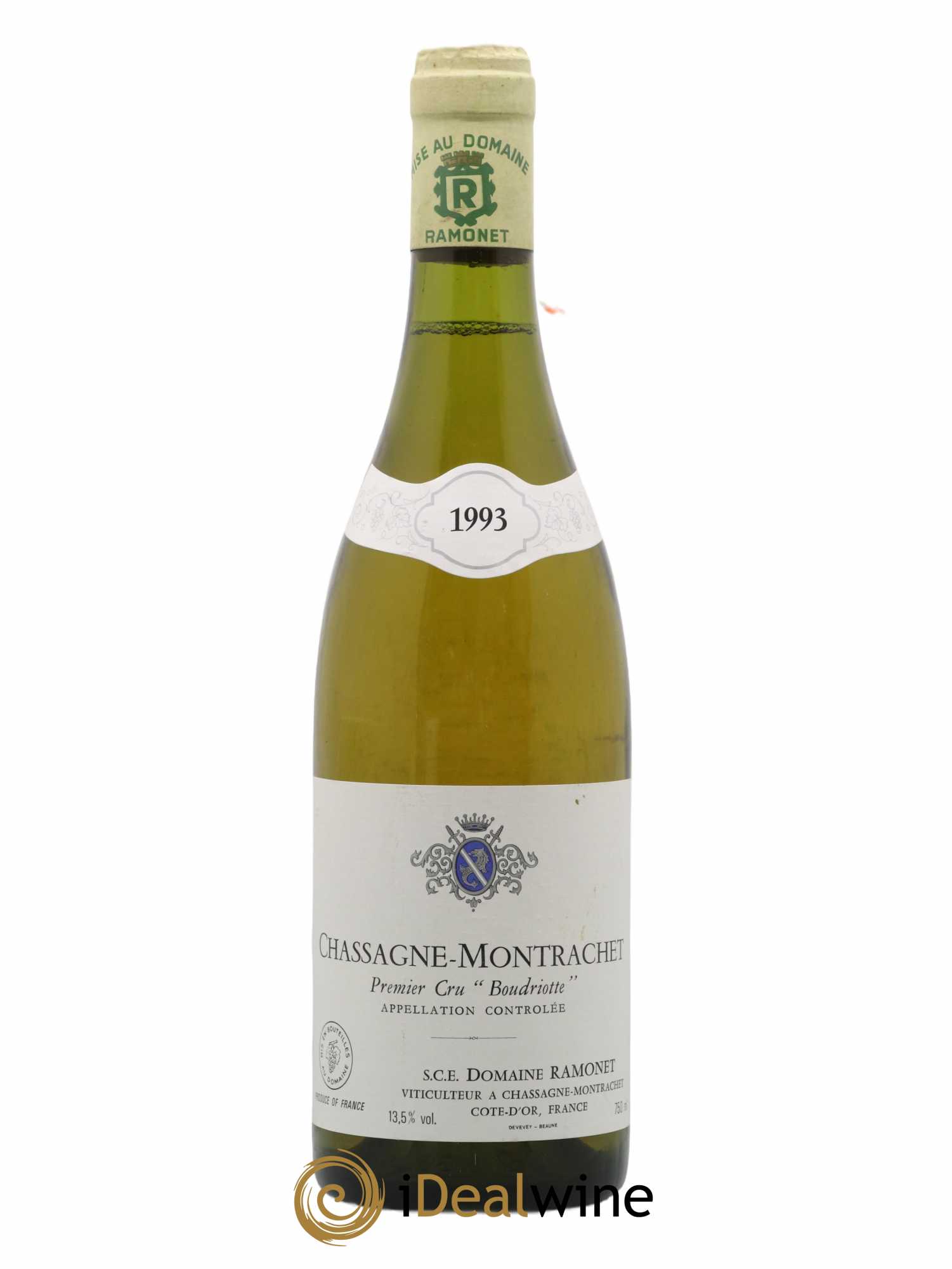 Chassagne-Montrachet 1er Cru Boudriotte Ramonet (Domaine) 1993 - Lot de 1 bouteille - 0