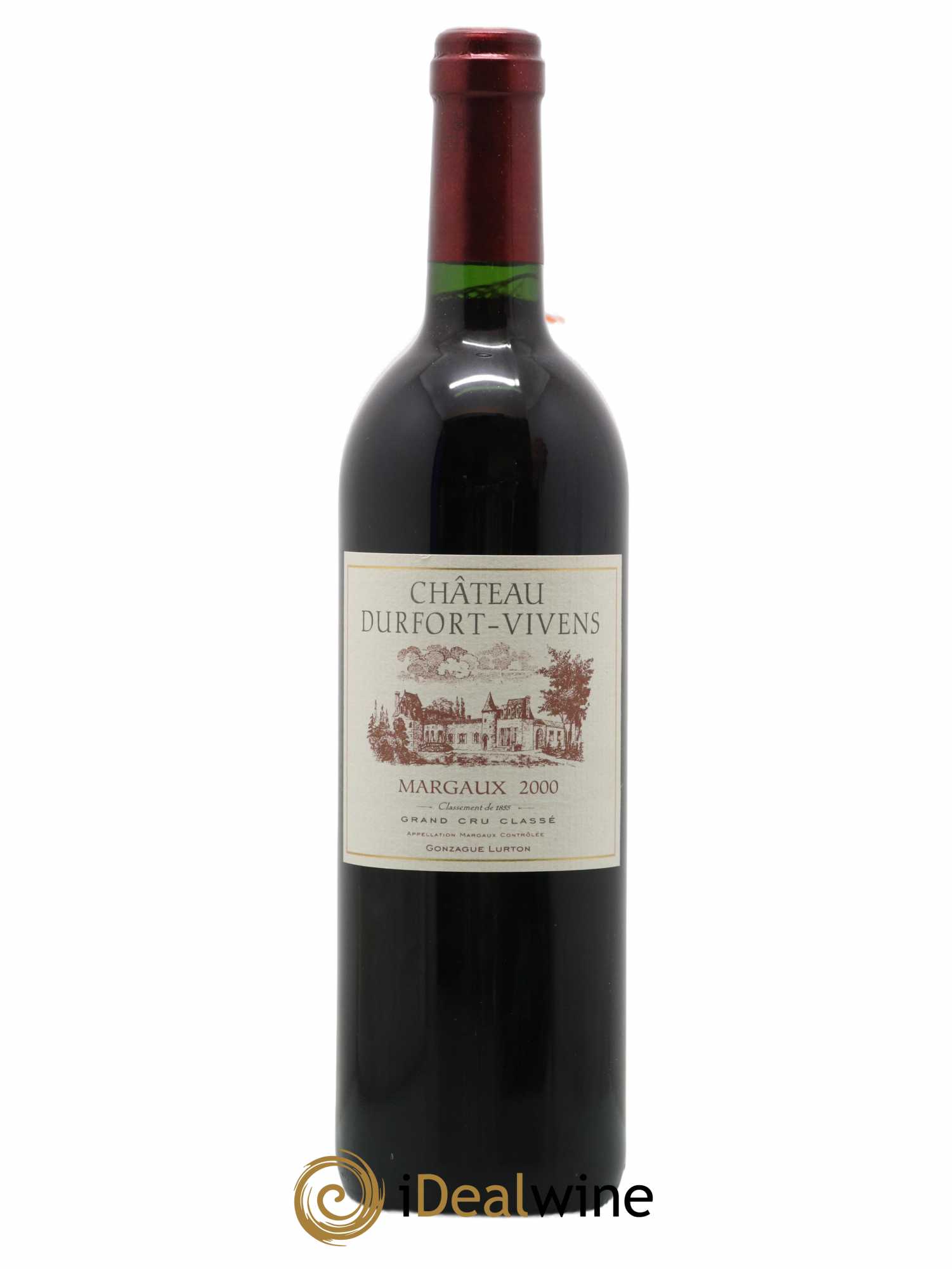 Château Durfort Vivens 2ème Grand Cru Classé 2000 - Lot de 1 bouteille - 0