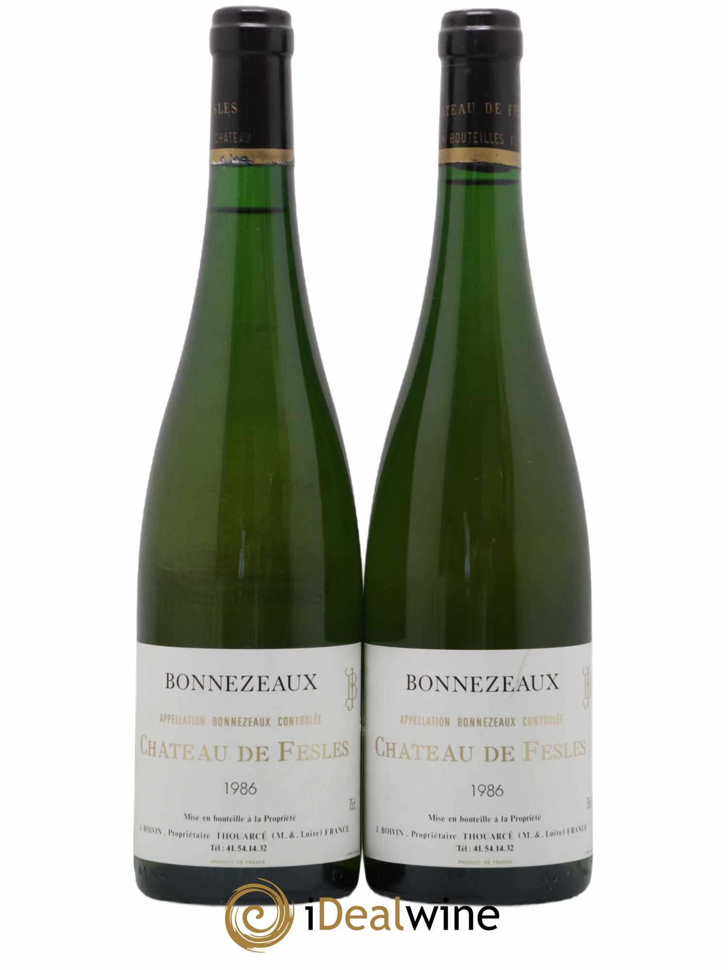 Bonnezeaux Château de Fesles 1986 - Lot of 2 bottles - 0