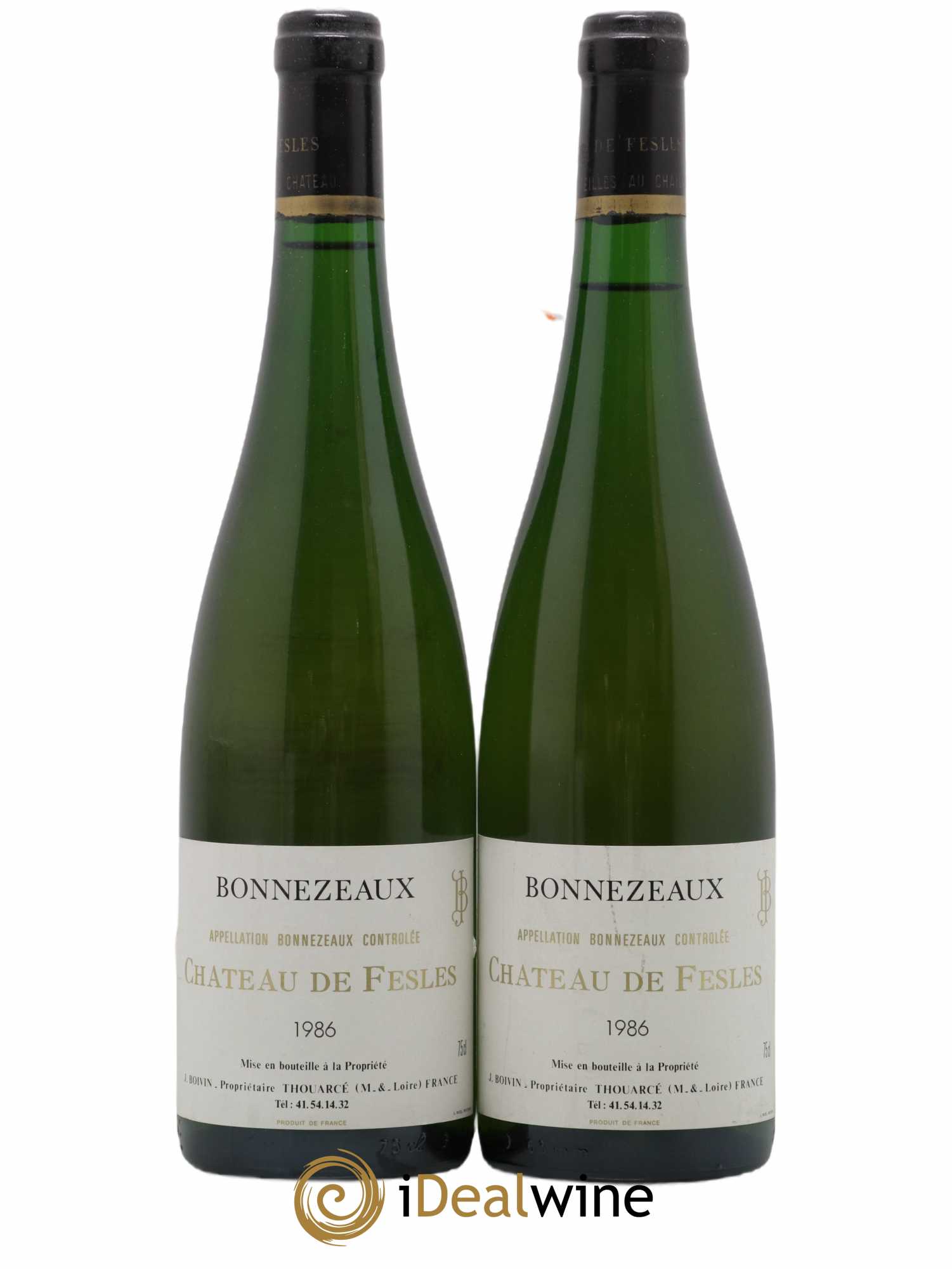 Bonnezeaux Château de Fesles 1986 - Lotto di 2 bottiglie - 0