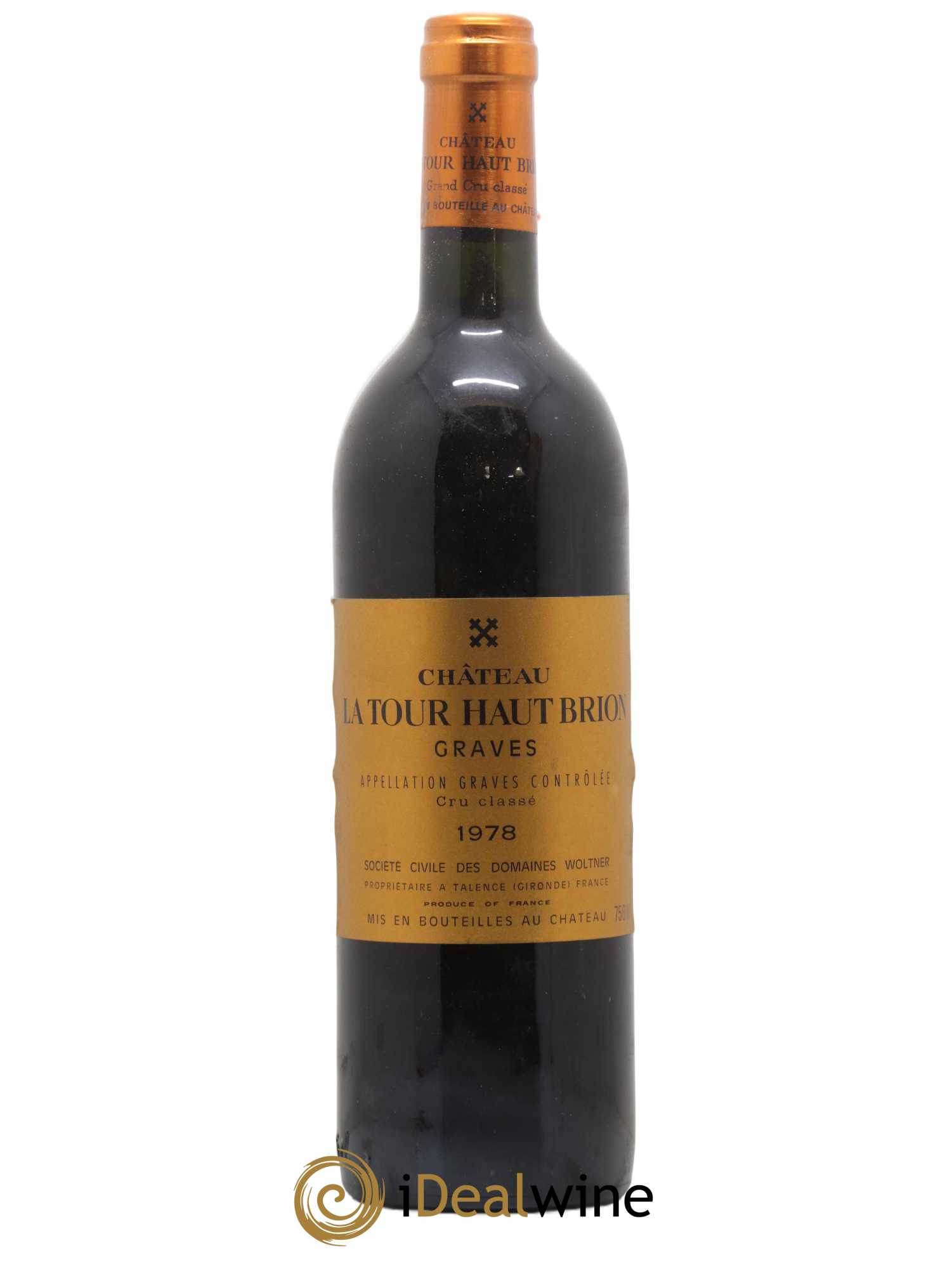 Château la Tour Haut-Brion Cru Classé de Graves 1978 - Lot de 1 bouteille - 0