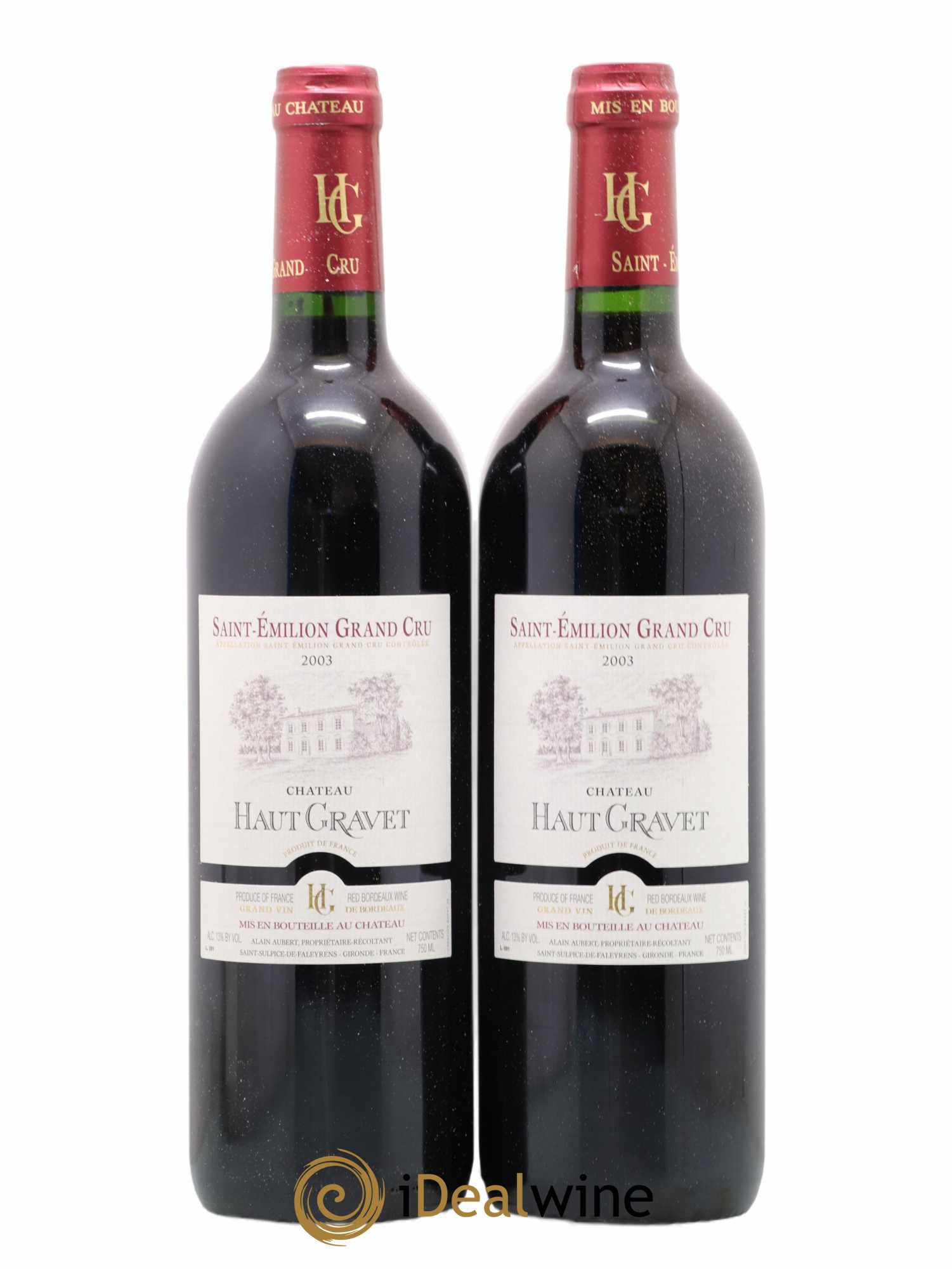 Saint-Émilion Grand Cru Haut Gravet 2003 - Posten von 2 Flaschen - 0