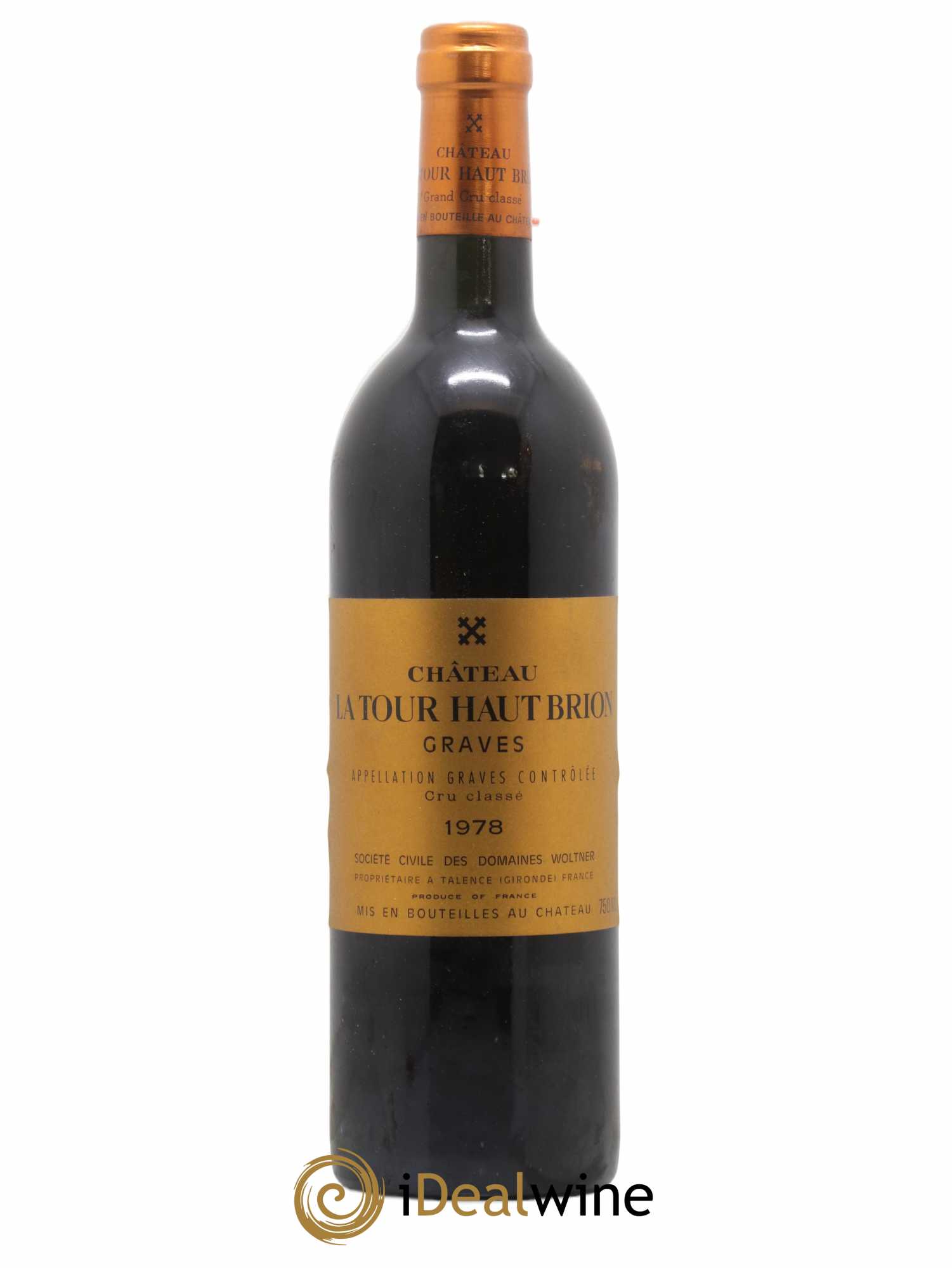 Château la Tour Haut-Brion Cru Classé de Graves 1978 - Lot de 1 bouteille - 0