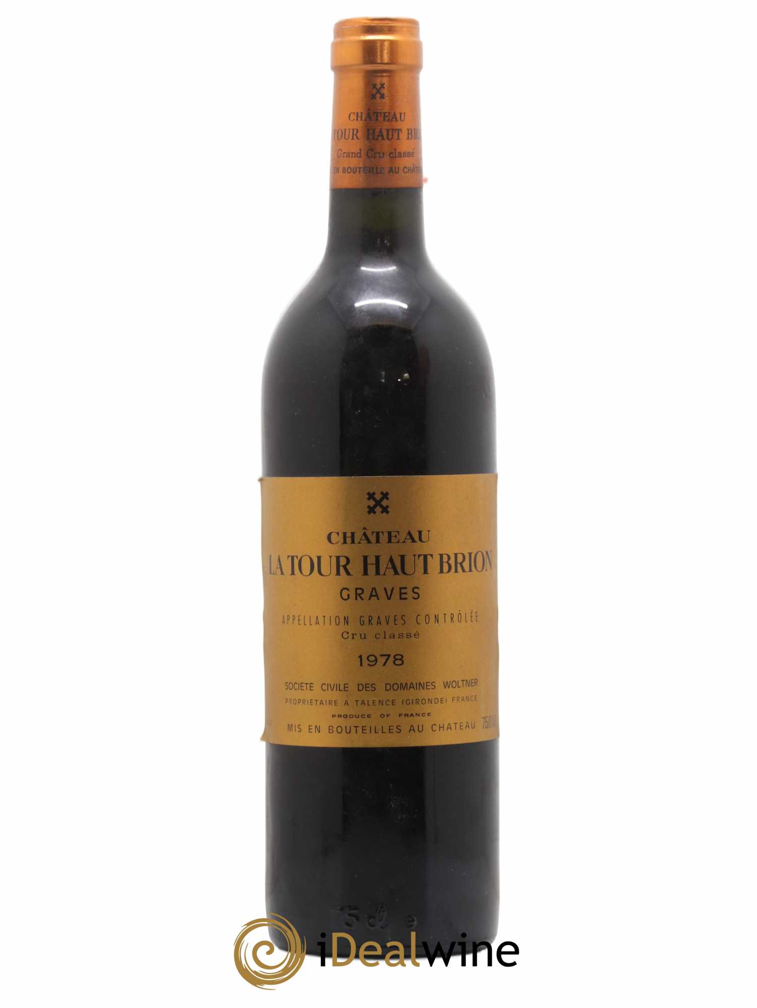 Château la Tour Haut-Brion Cru Classé de Graves 1978 - Lot de 1 bouteille - 0