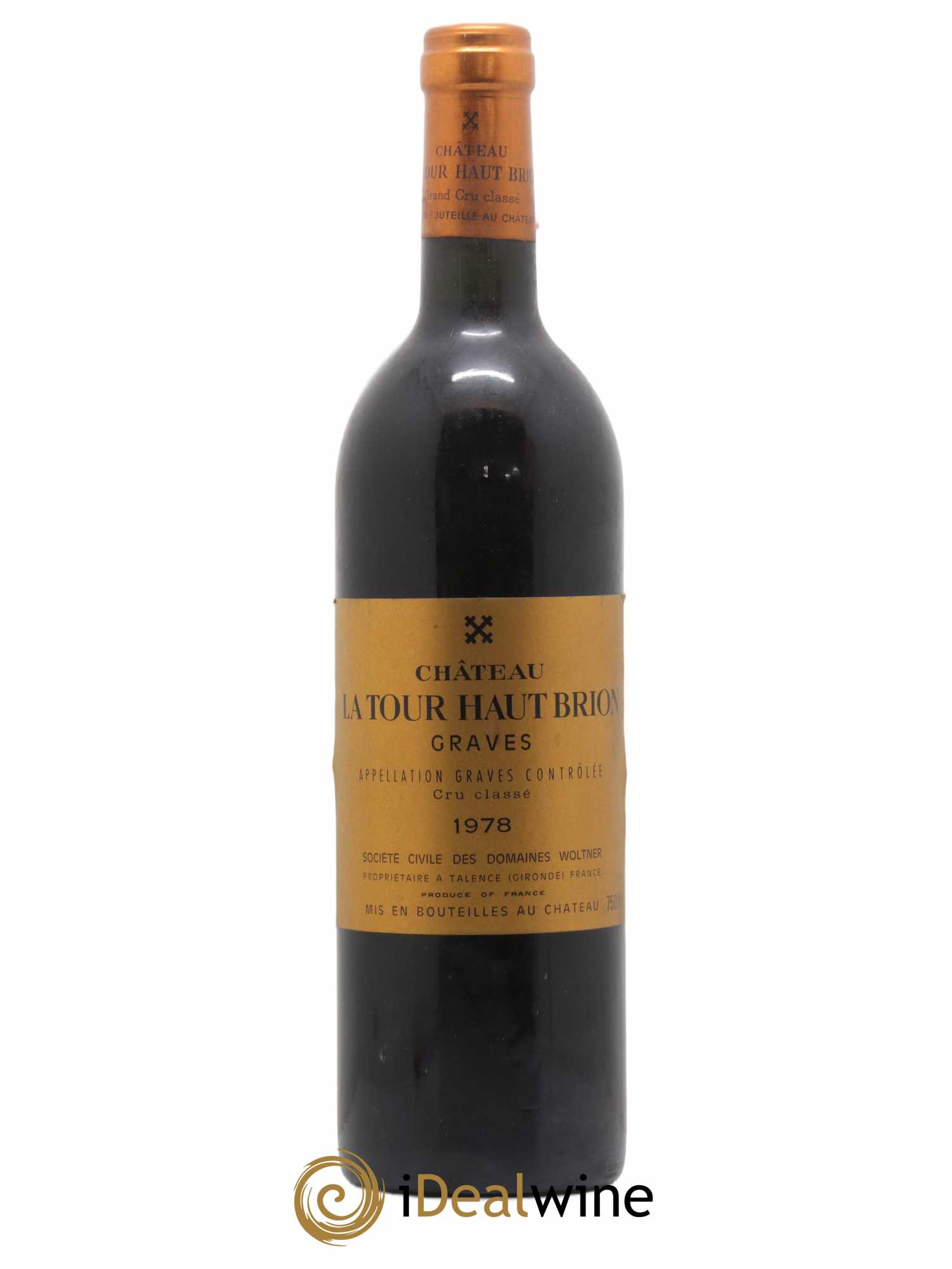 Château la Tour Haut-Brion Cru Classé de Graves 1978 - Lot de 1 bouteille - 0
