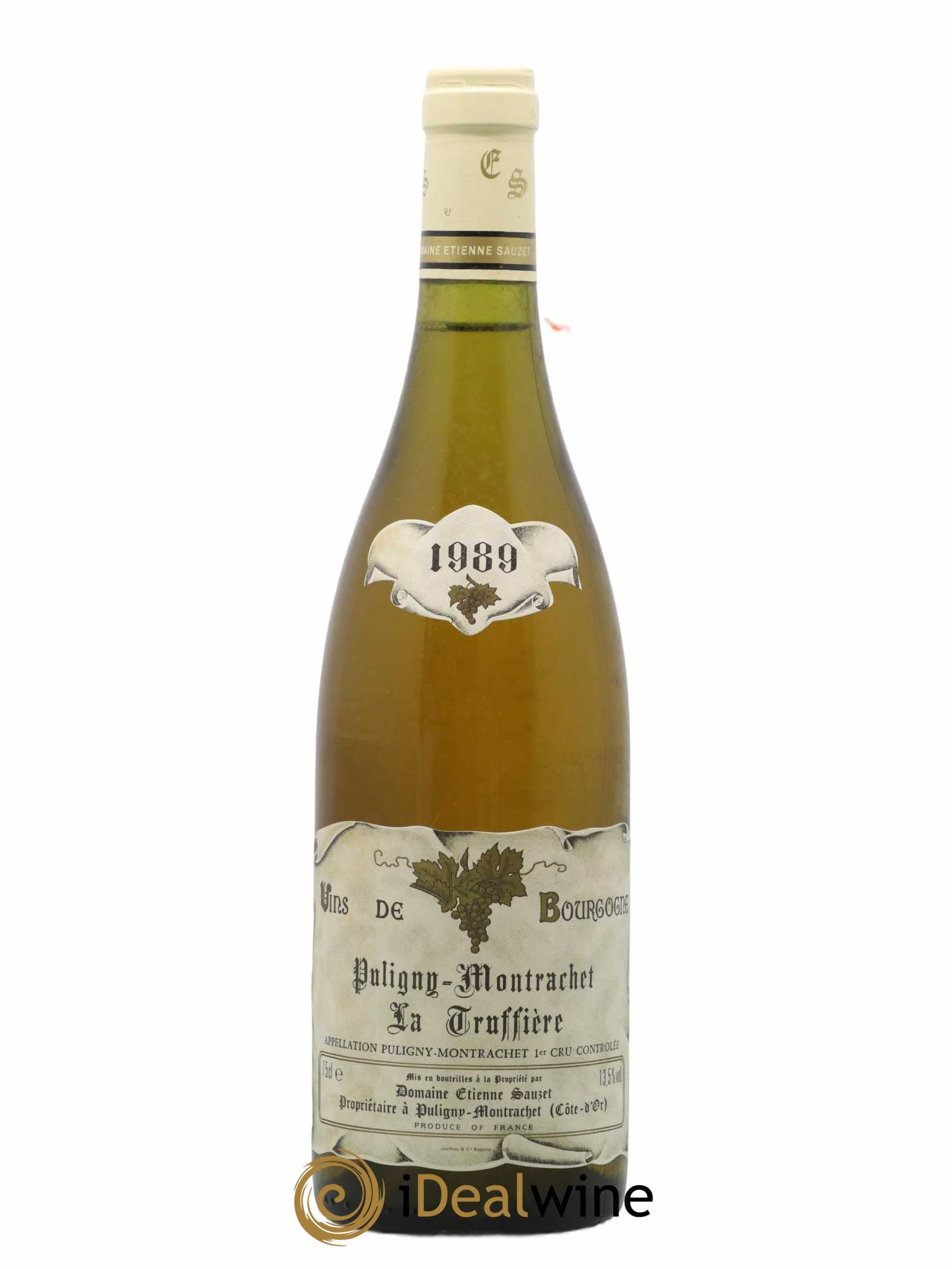 Puligny-Montrachet 1er Cru La Truffière Etienne Sauzet 1989 - Lot de 1 bouteille - 0