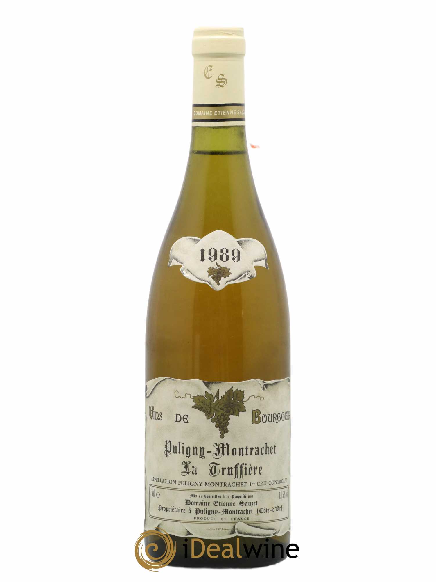 Puligny-Montrachet 1er Cru La Truffière Etienne Sauzet 1989 - Lot de 1 bouteille - 0