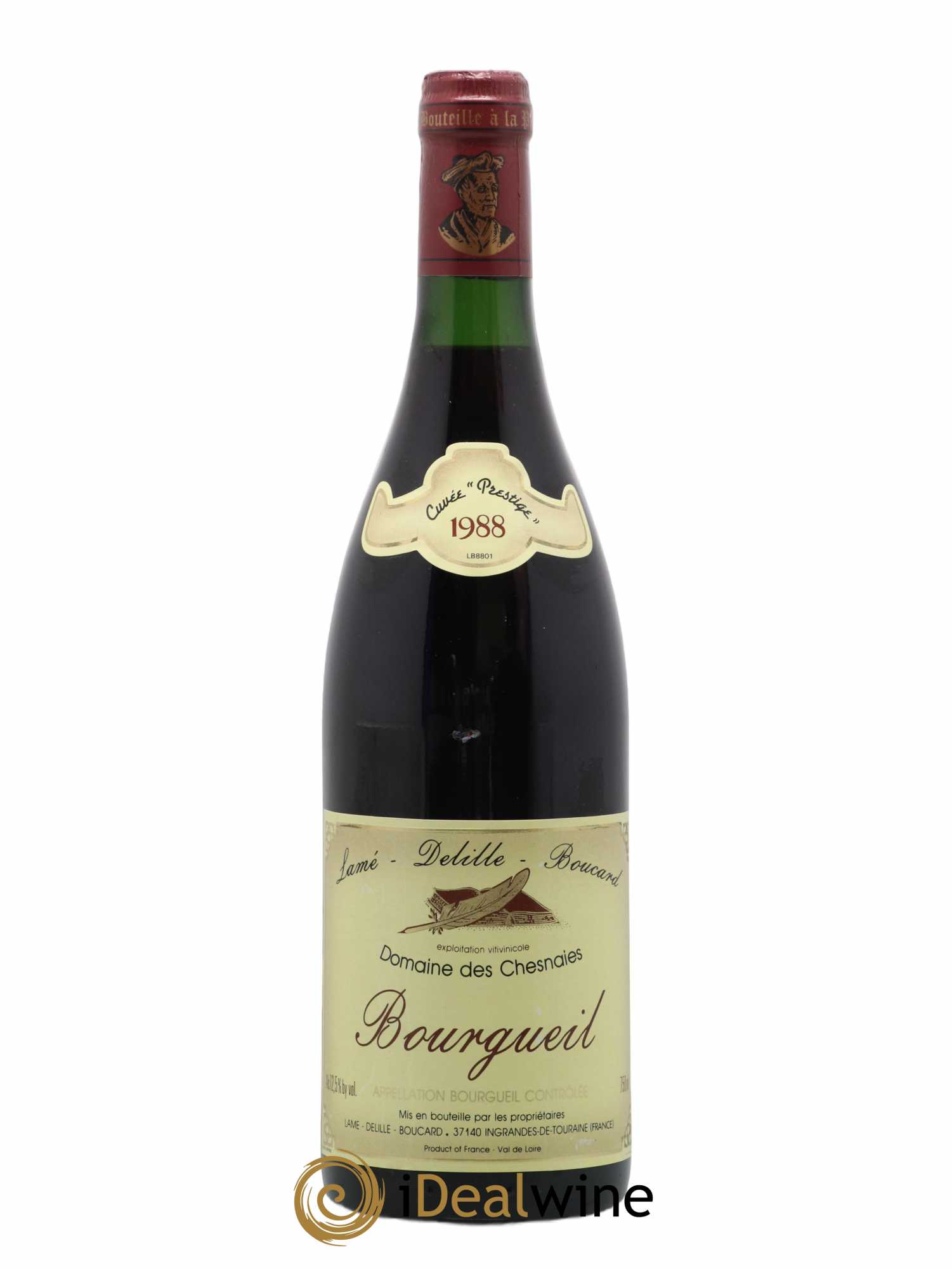 Bourgueil Domaine des Chesnaies cuvée prestige 1988 - Lot de 1 bouteille - 0