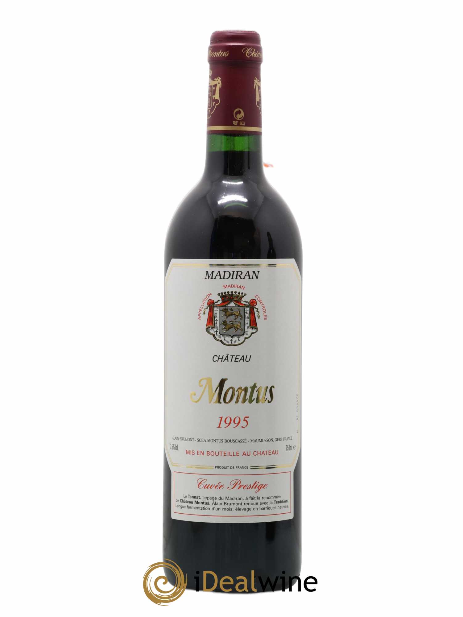 Madiran Château Montus-Prestige Alain Brumont 1995 - Lot de 1 bouteille - 0
