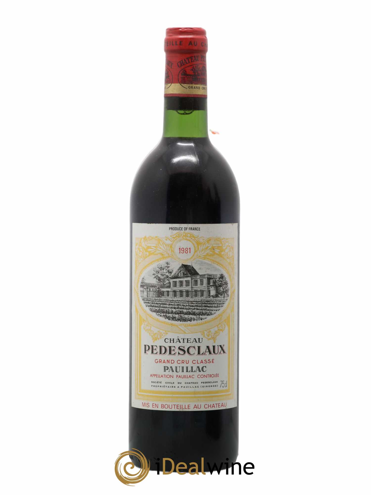 Château Pedesclaux 5ème Grand Cru Classé 1981 - Lot de 1 bouteille - 0