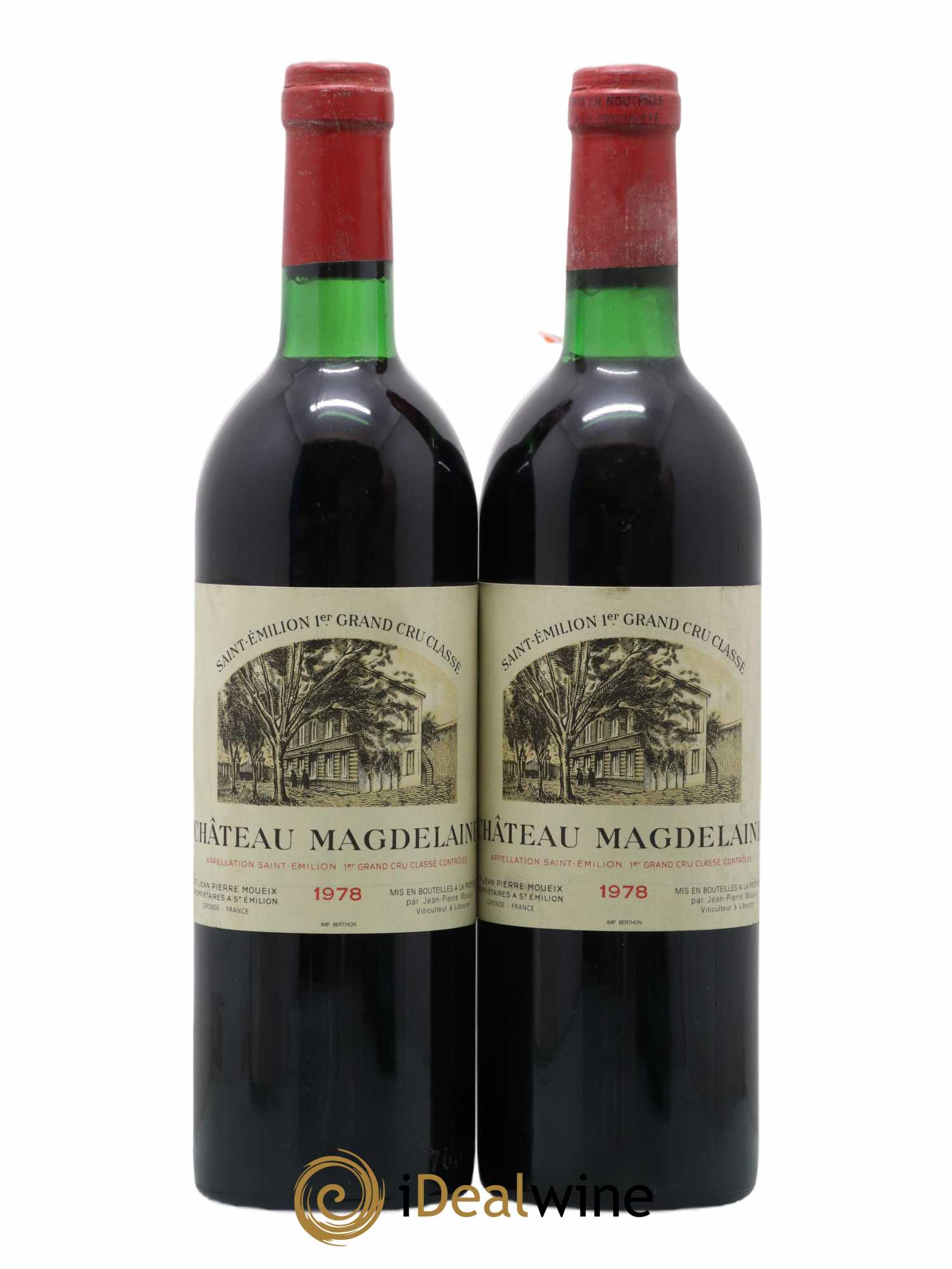 Château Magdelaine 1978 - Lot de 2 bouteilles - 0
