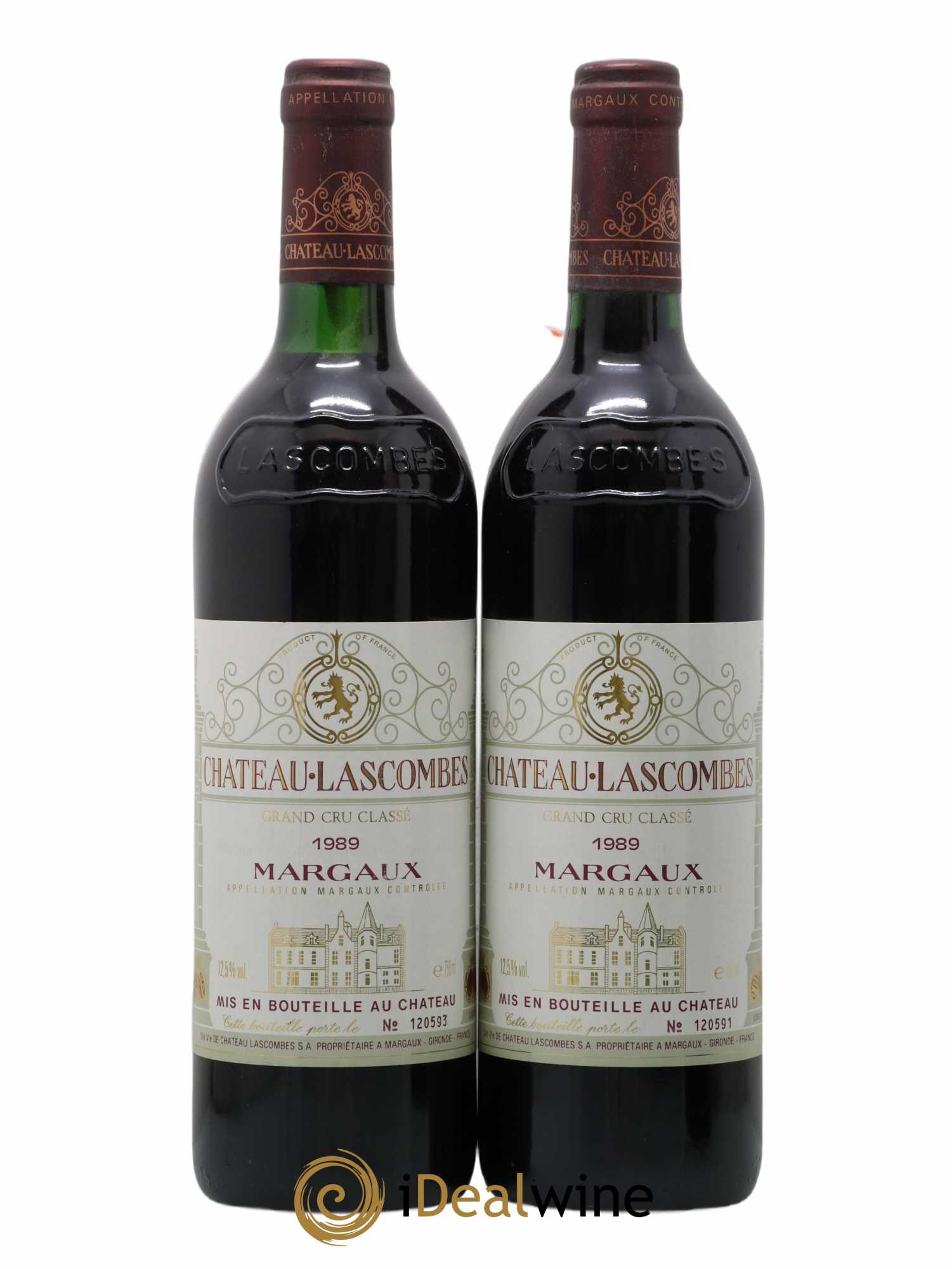 Château Lascombes 2ème Grand Cru Classé 1989 - Lot of 2 bottles - 0