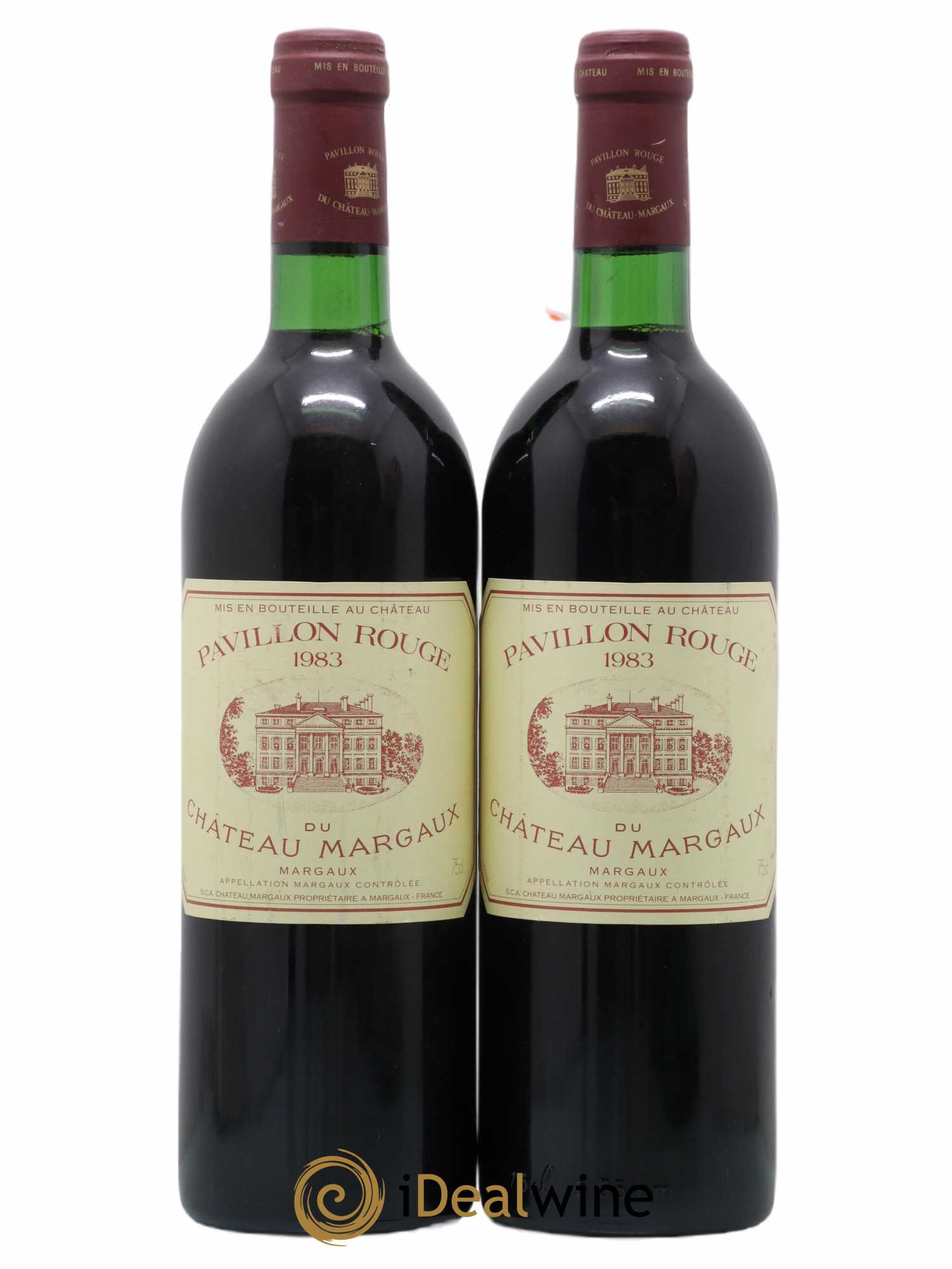 Pavillon Rouge du Château Margaux Second Vin 1983 - Lot de 2 bouteilles - 0