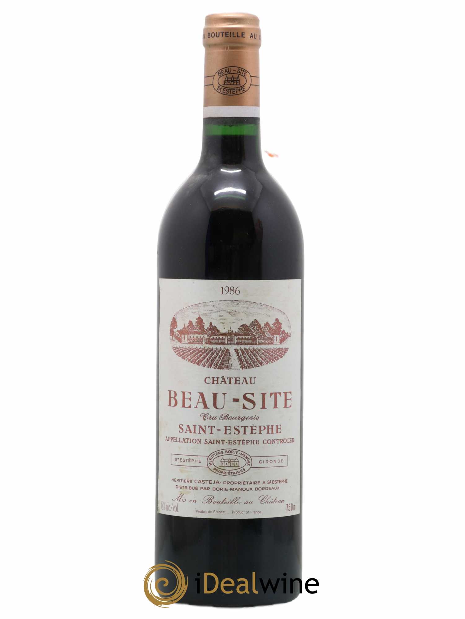 Château Beau Site Cru Bourgeois 1986 - Lot de 1 bouteille - 0