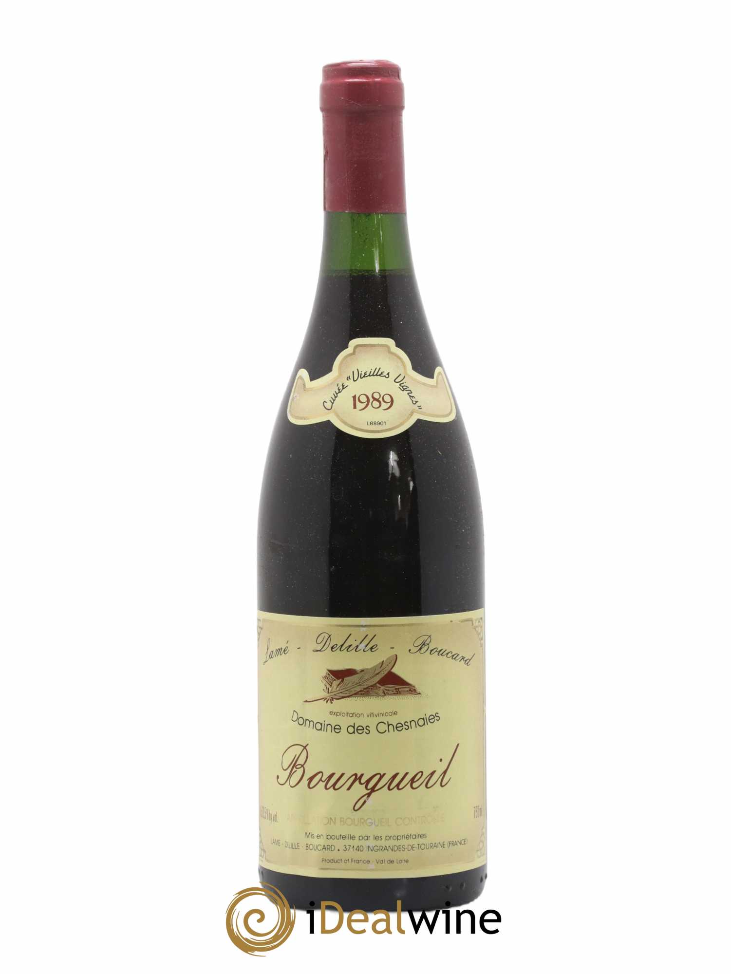 Bourgueil Domaine des Chesnaies 1989 - Posten von 1 Flasche - 0