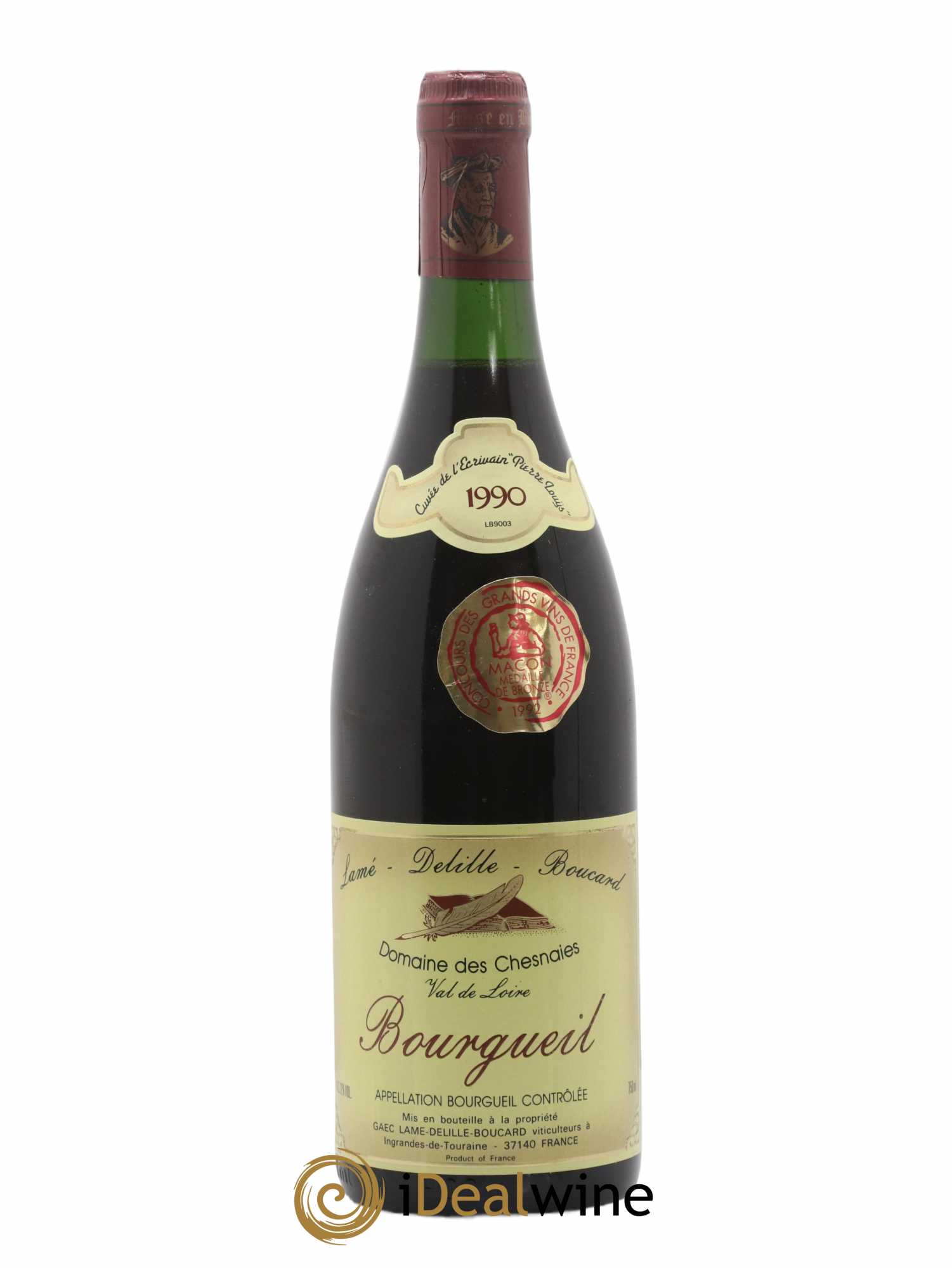 Bourgueil Domaine des Chesnaies 1990 - Posten von 1 Flasche - 0