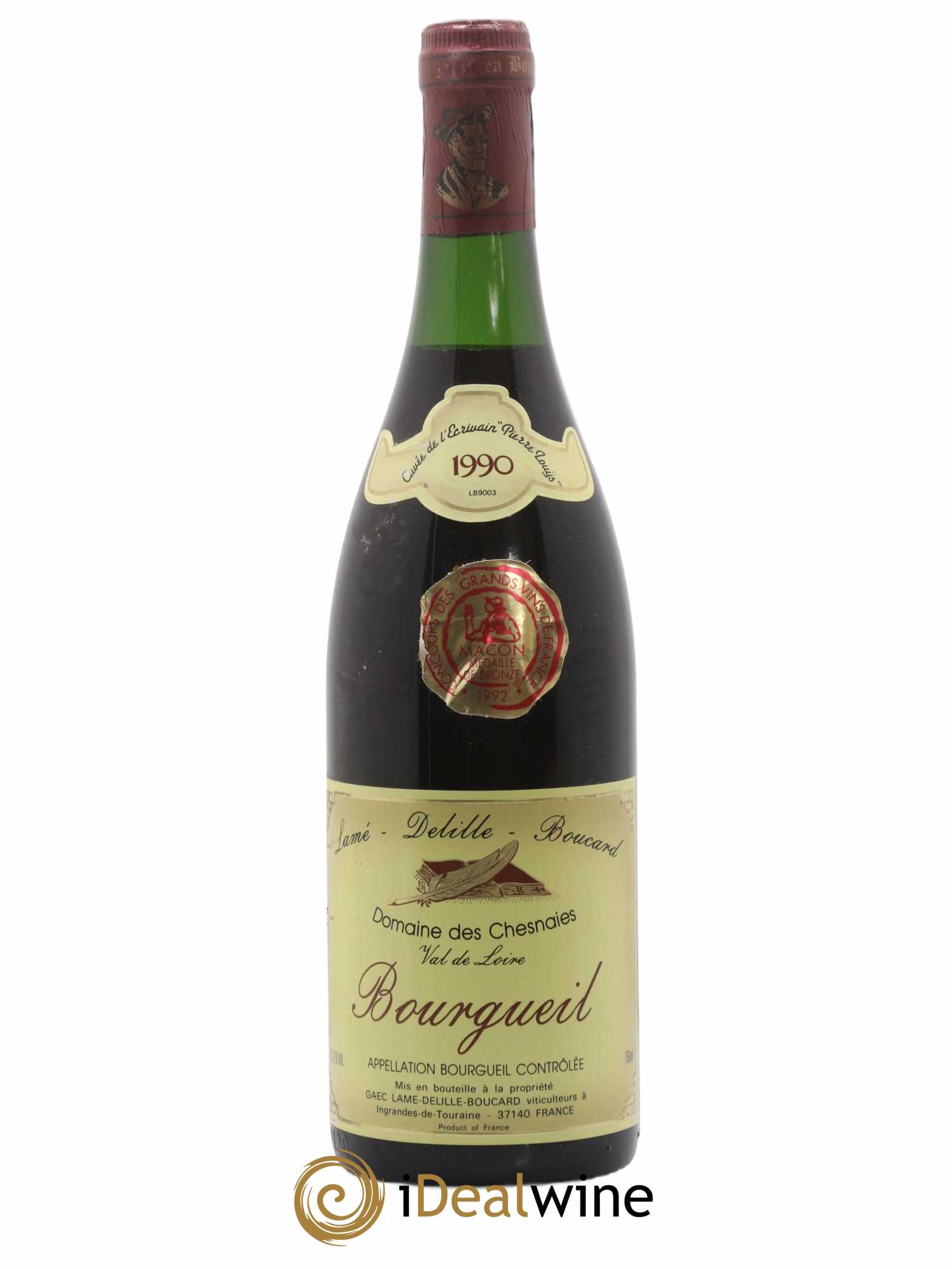 Bourgueil Domaine des Chesnaies 1990 - Posten von 1 Flasche - 0