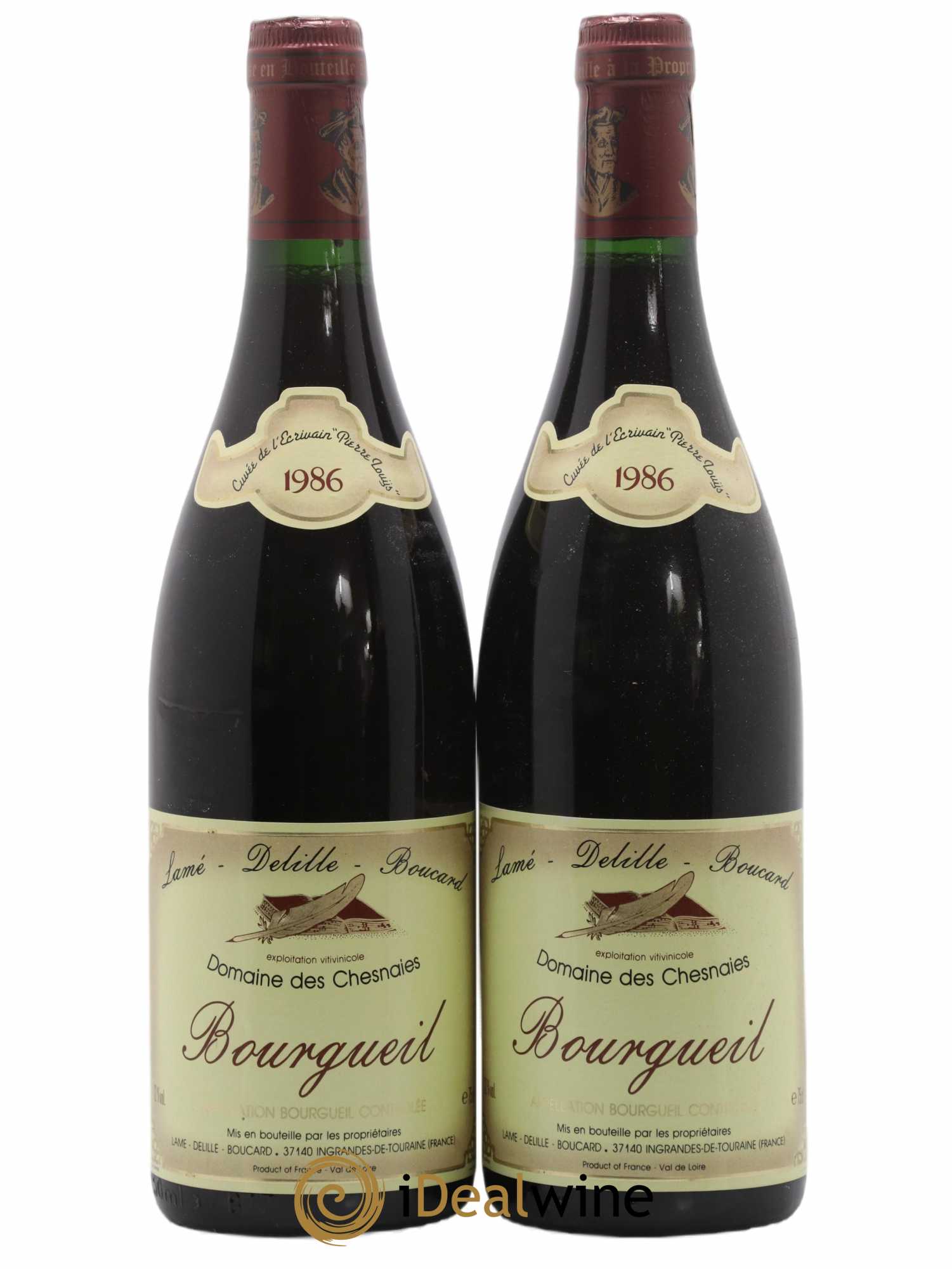 Bourgueil Domaine des Chesnaies 1986 - Posten von 2 Flaschen - 0
